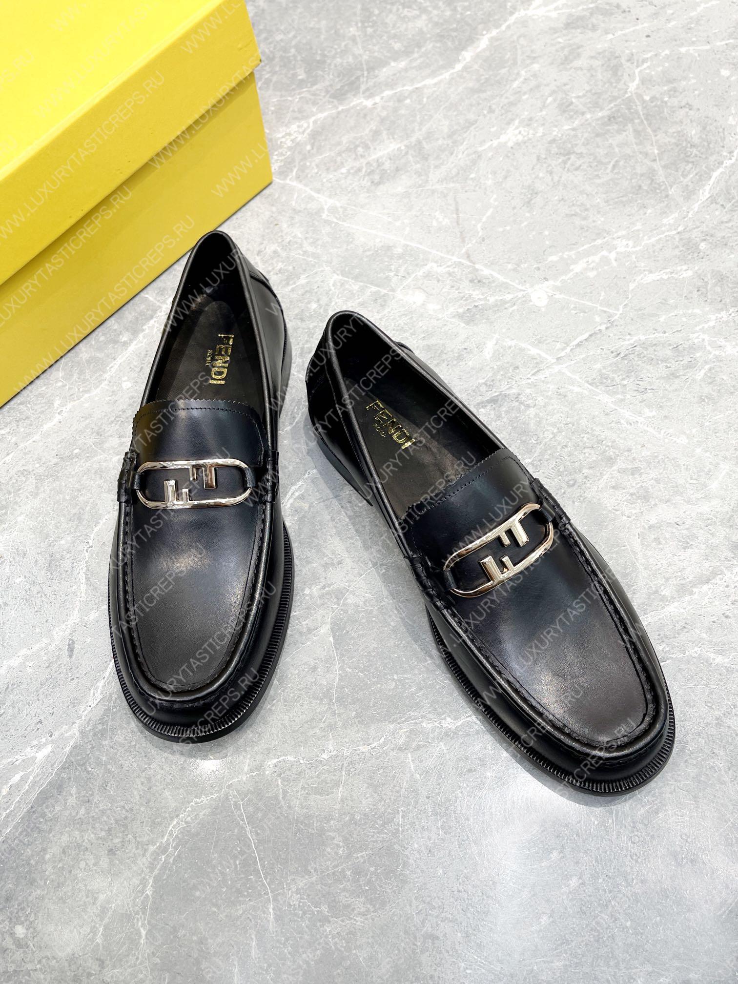 F**di o’lock driving loafers black 7d1561a