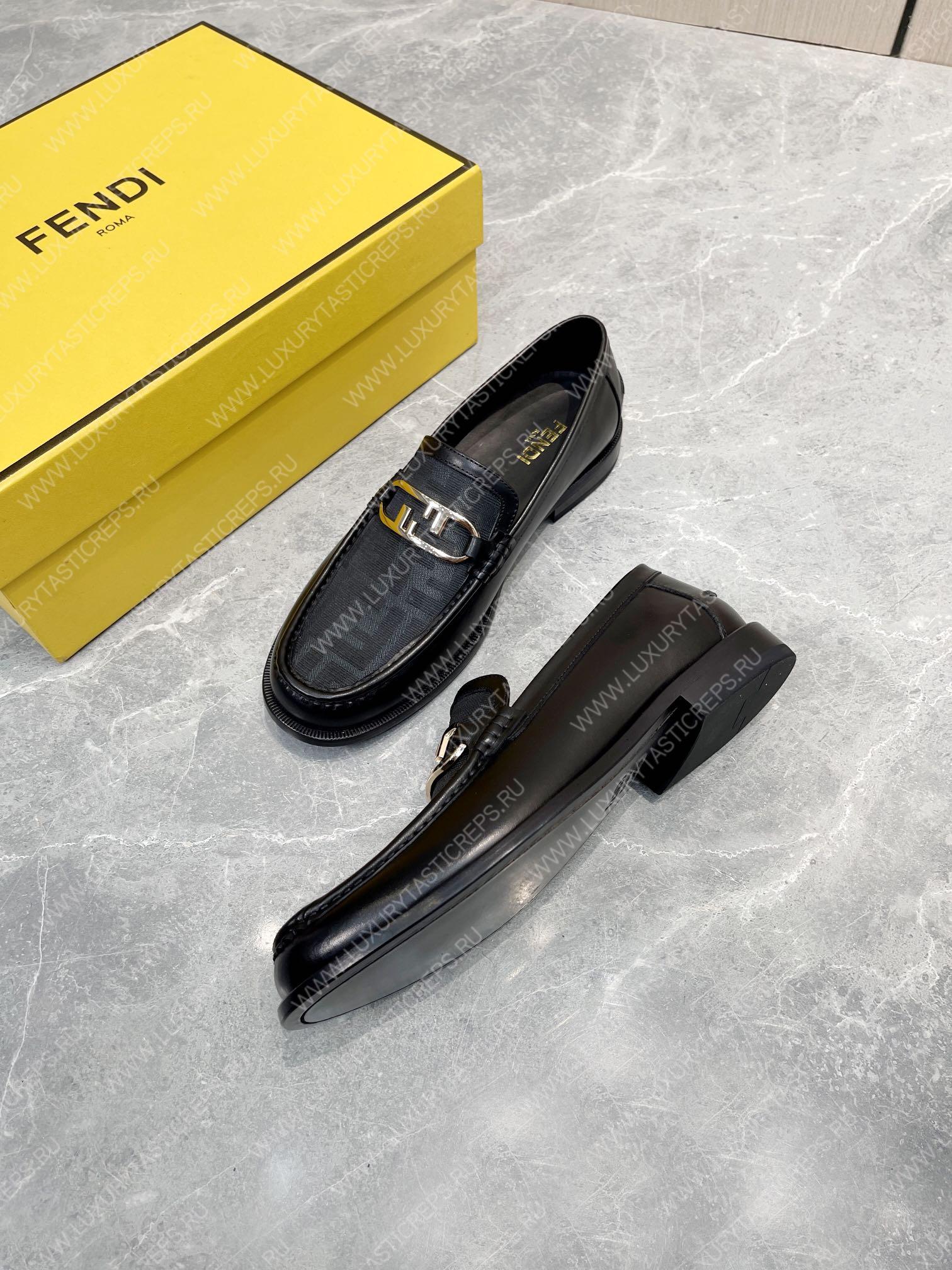 F**di o’lock driving loafers black 7d1561a