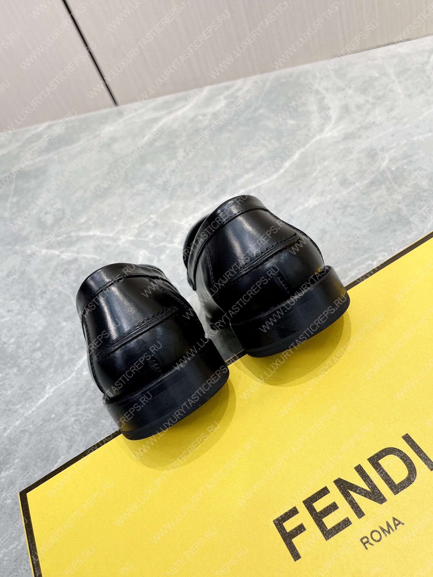 F**di o’lock driving loafers black 7d1561a