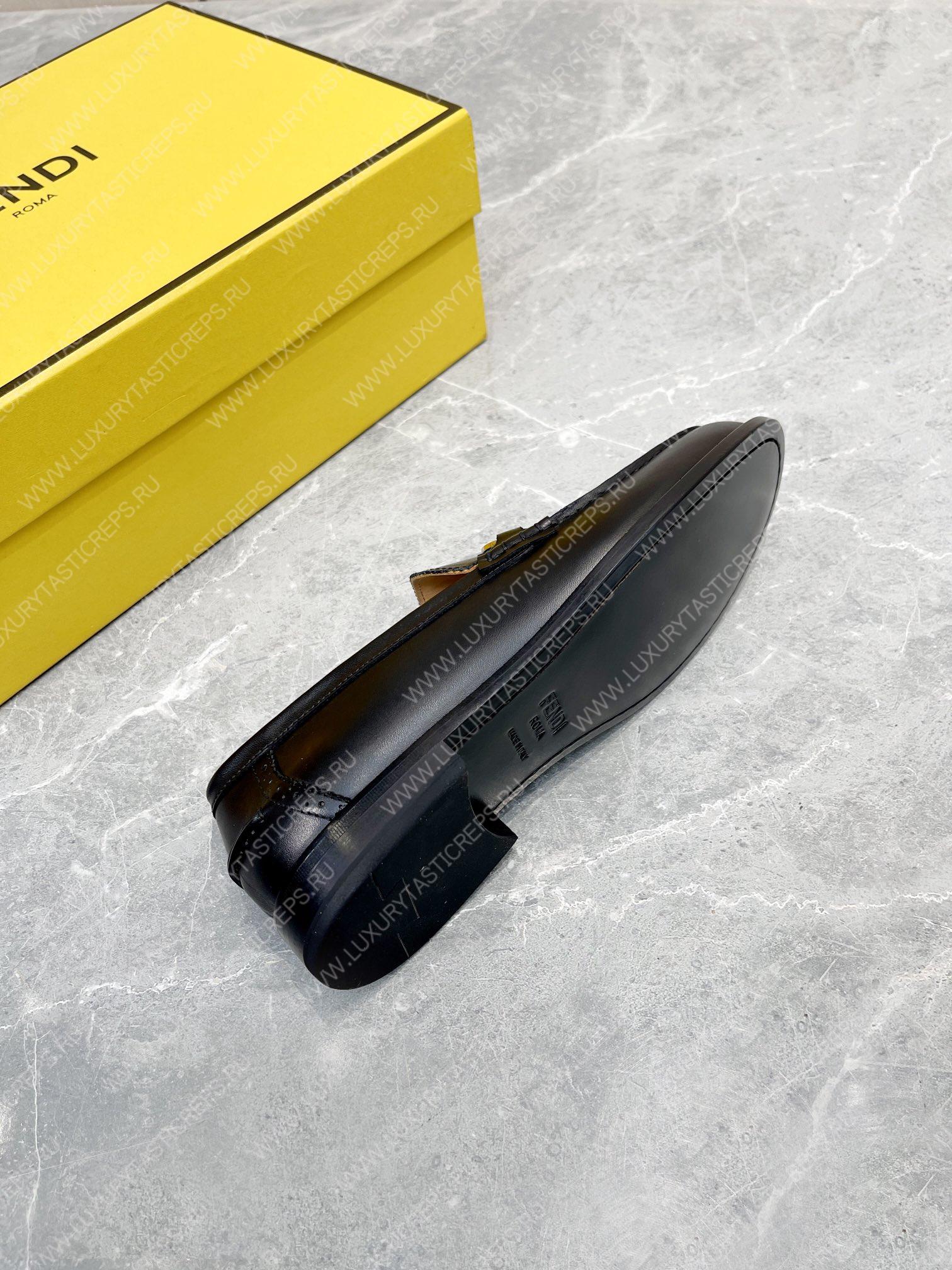 F**di o’lock driving loafers black 7d1561a