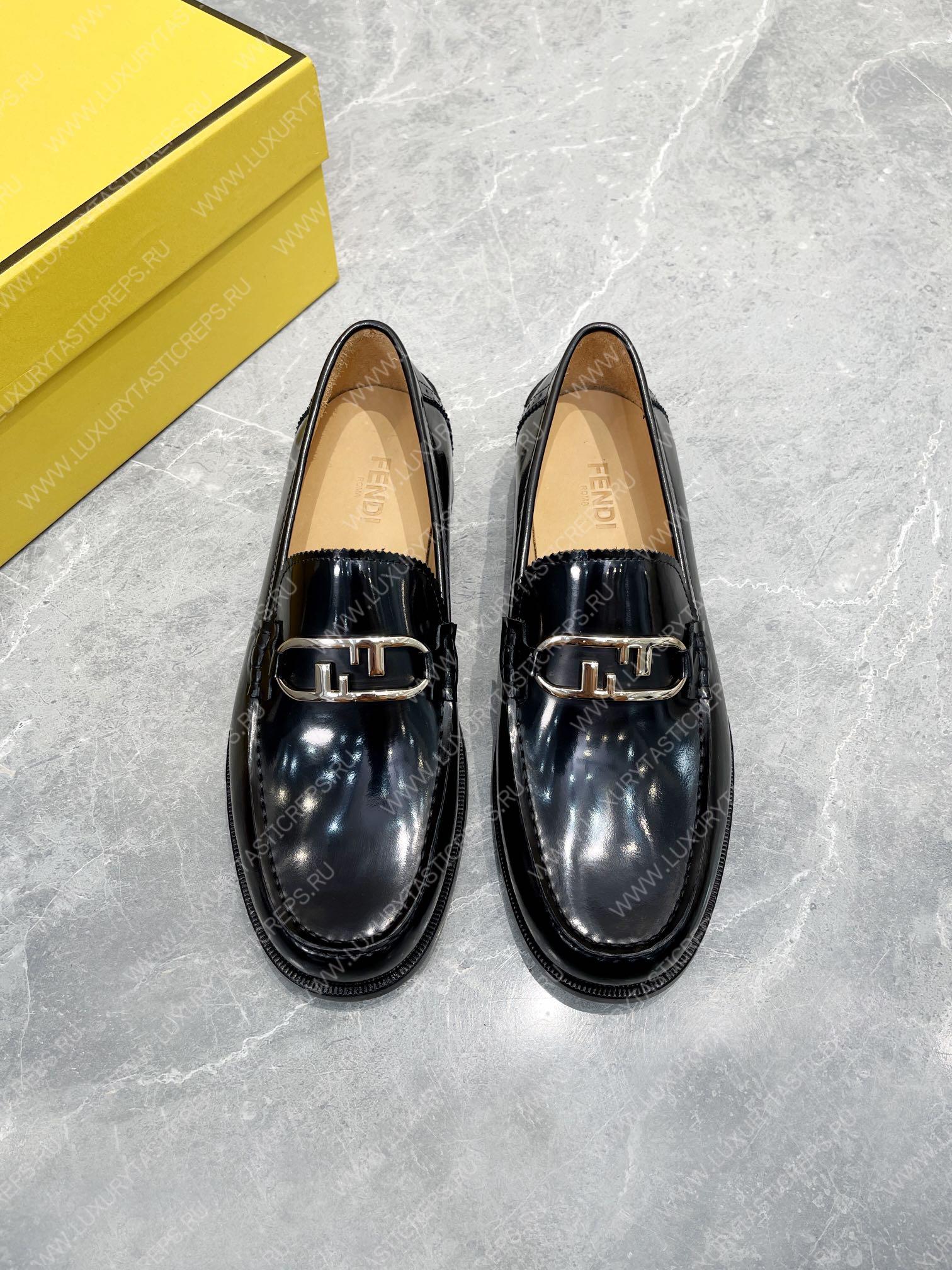F**di o’lock driving loafers black 7d1561a