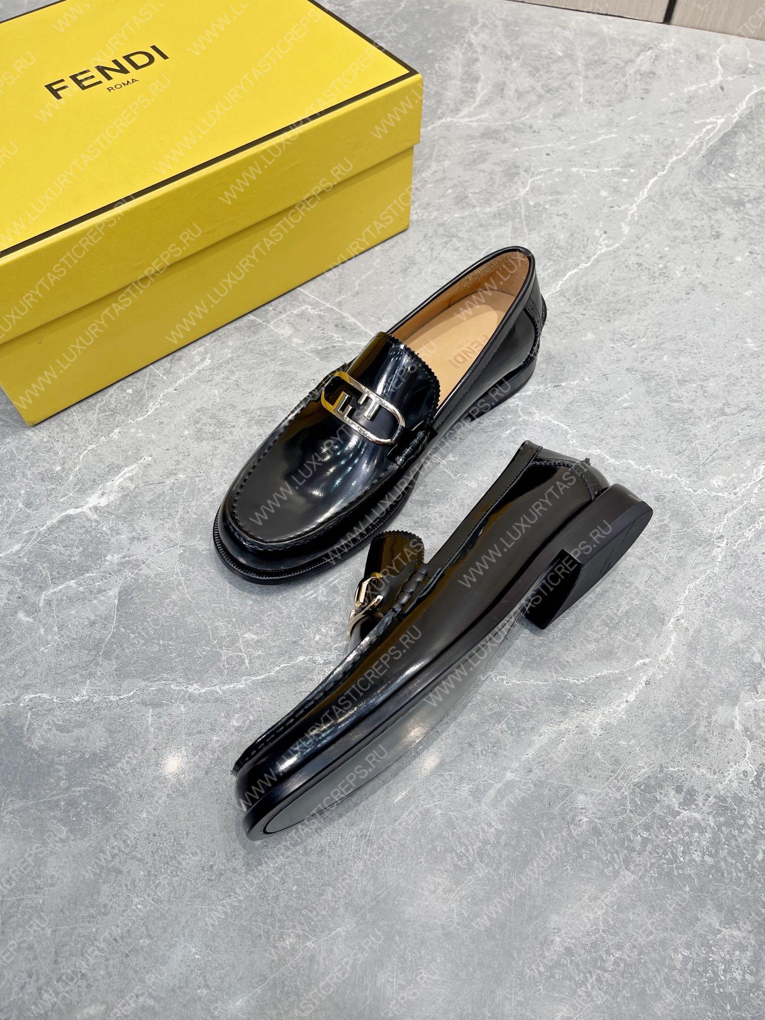 F**di o’lock driving loafers black 7d1561a