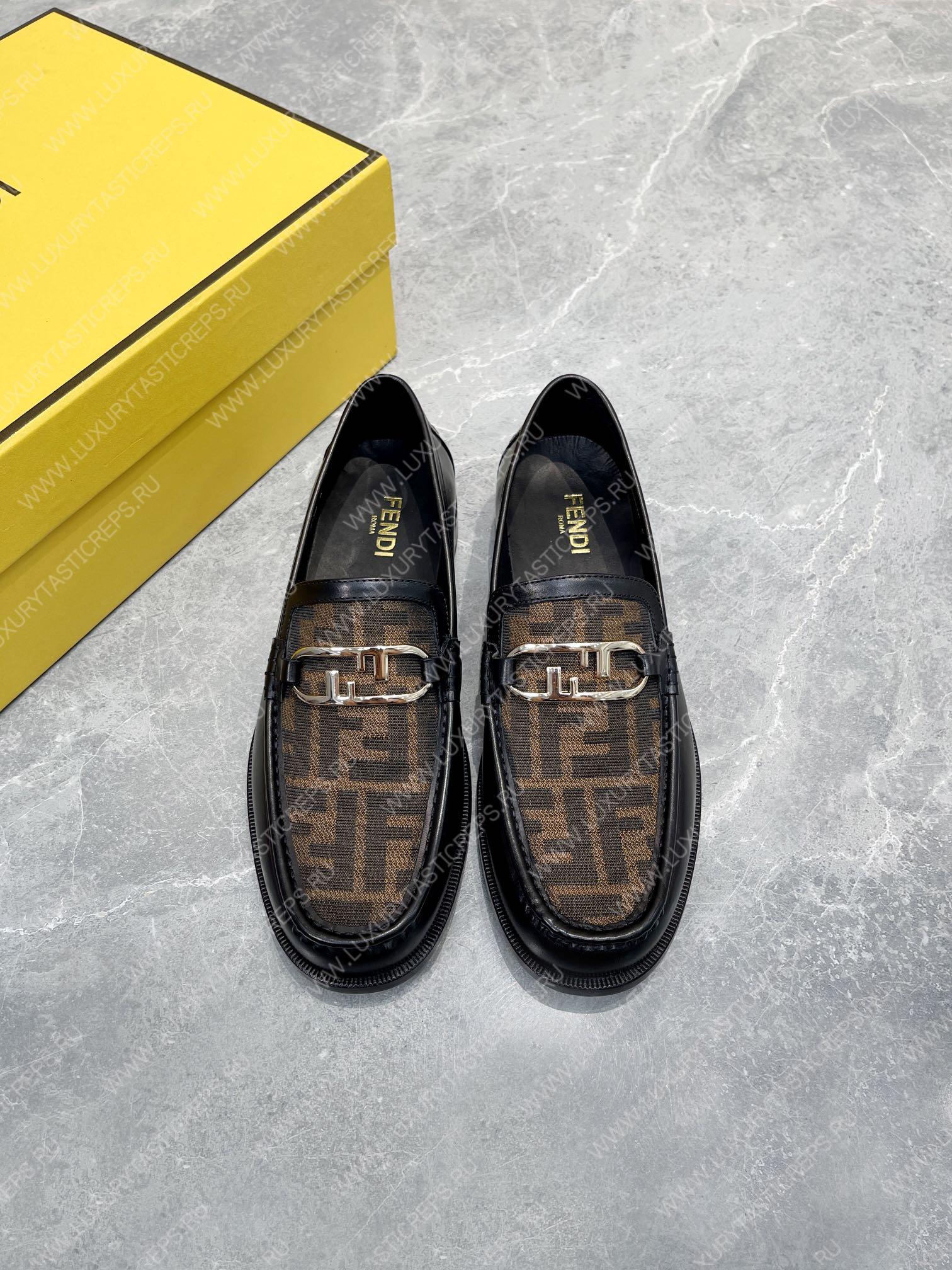 F**di o’clock loafers black 7d1550ajzff0r7r