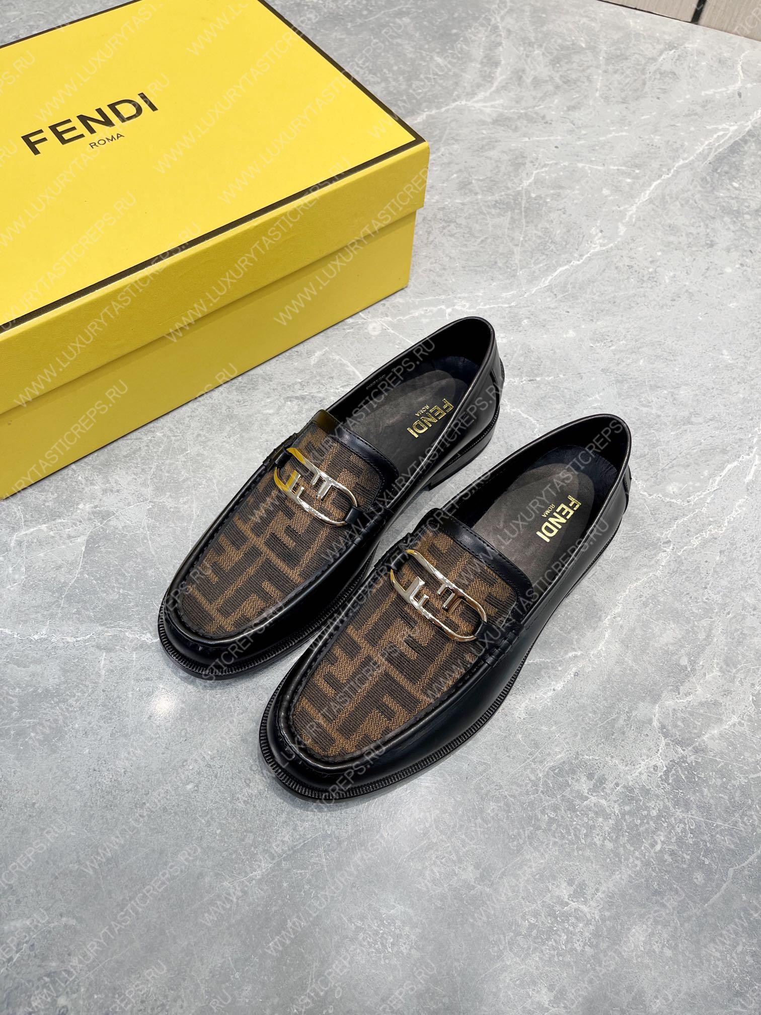 F**di o’clock loafers black 7d1550ajzff0r7r