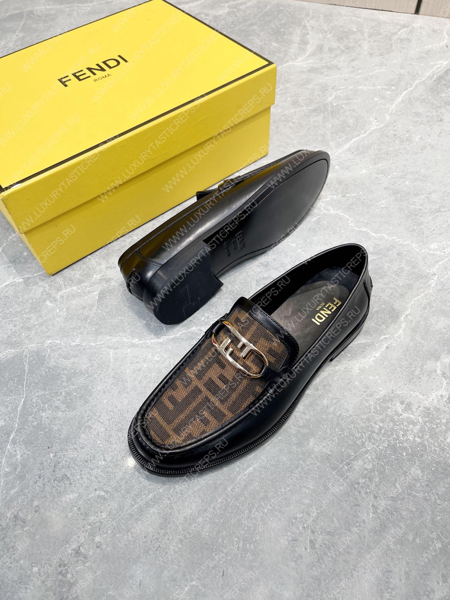 F**di o’clock loafers black 7d1550ajzff0r7r