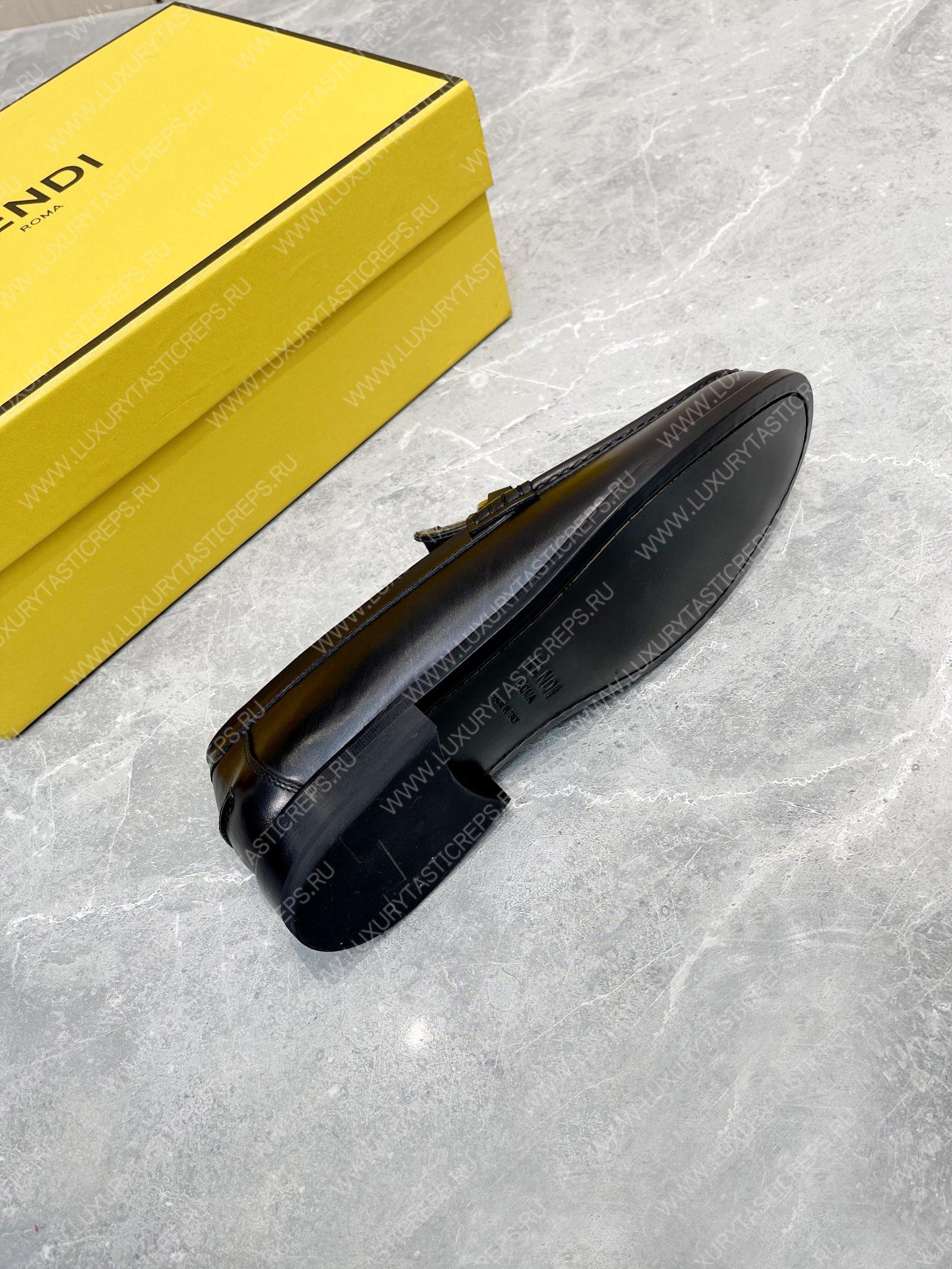 F**di o’clock loafers black 7d1550ajzff0r7r