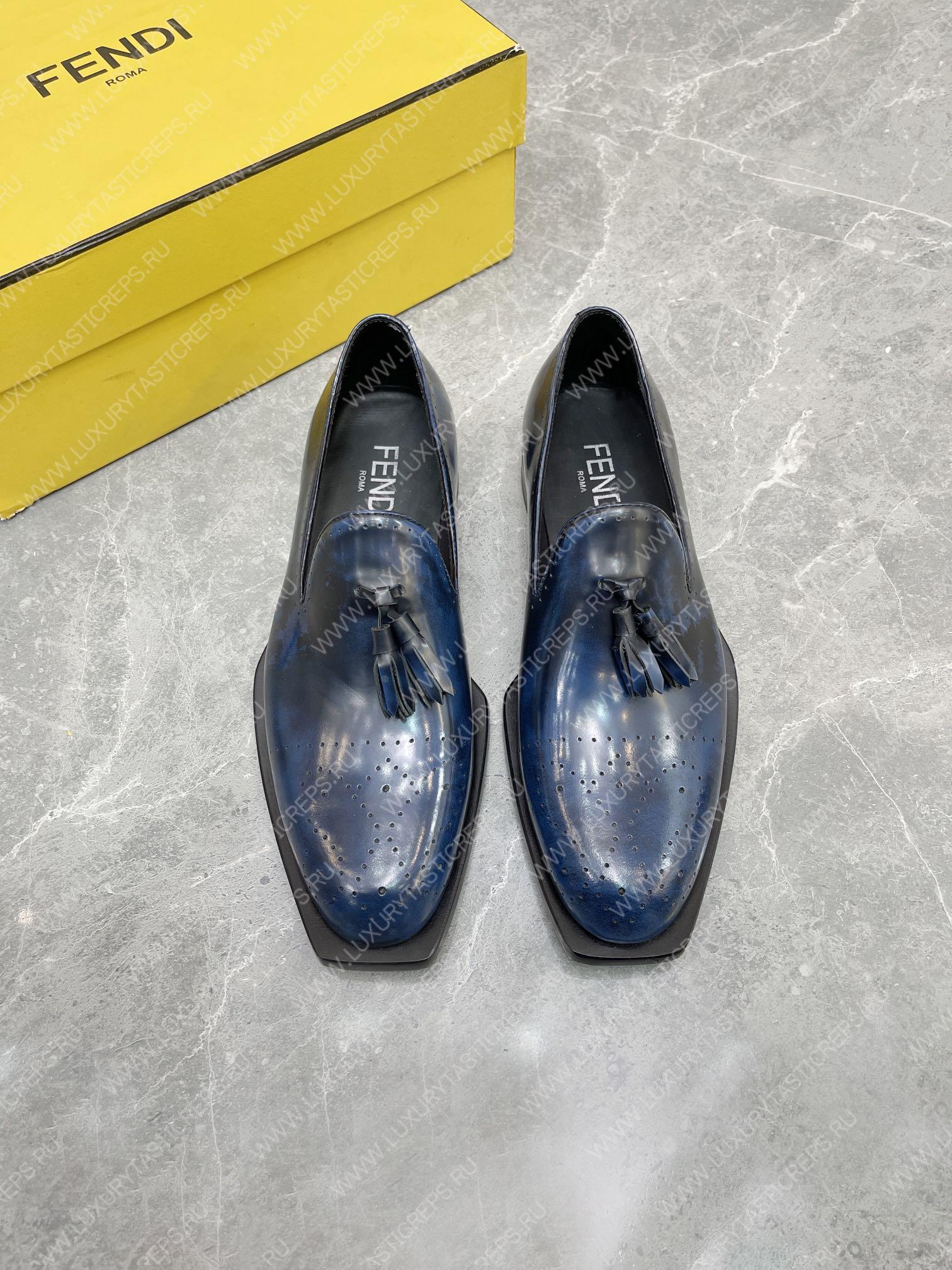 F**di loafers blue 723176