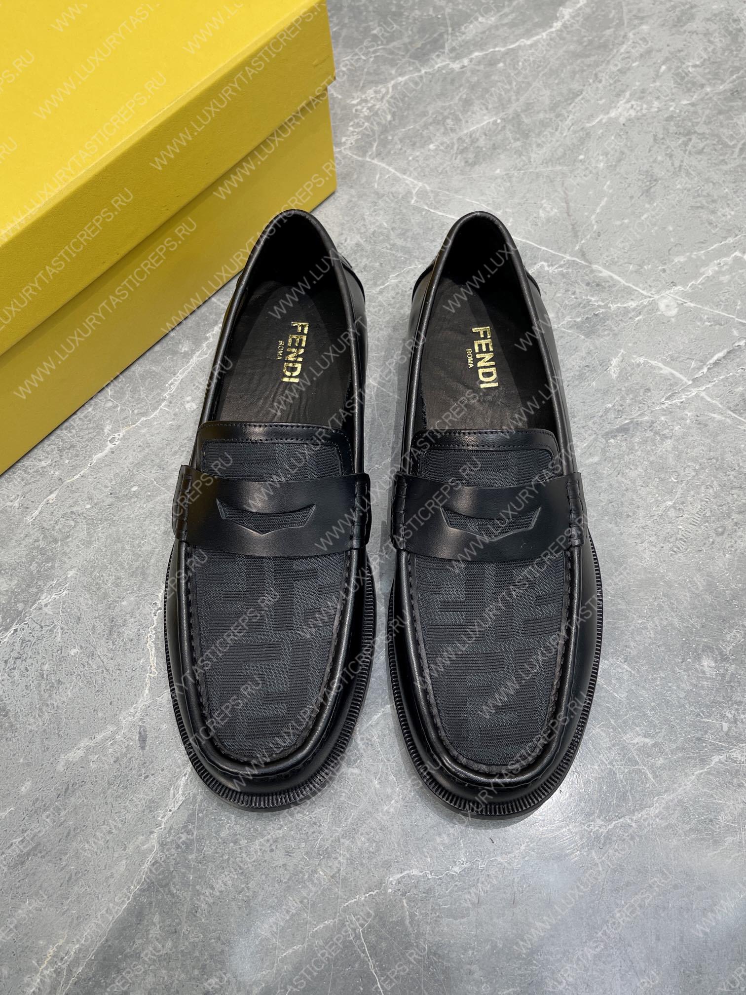F**di o’lock driving loafers black 7d1561a