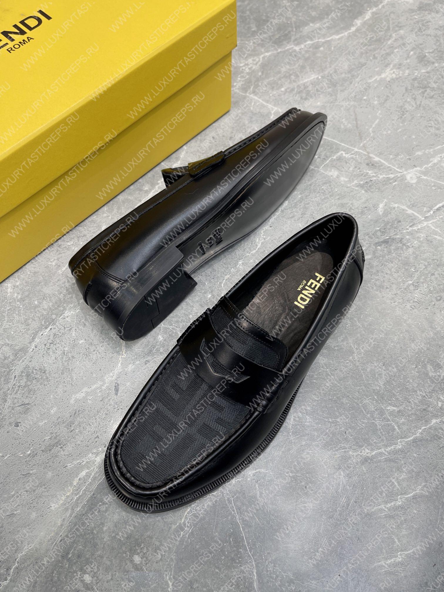 F**di o’lock driving loafers black 7d1561a