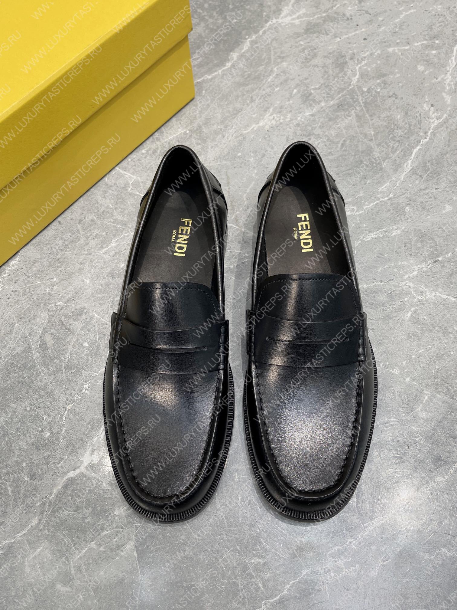 F**di o’lock driving loafers black 7d1561a