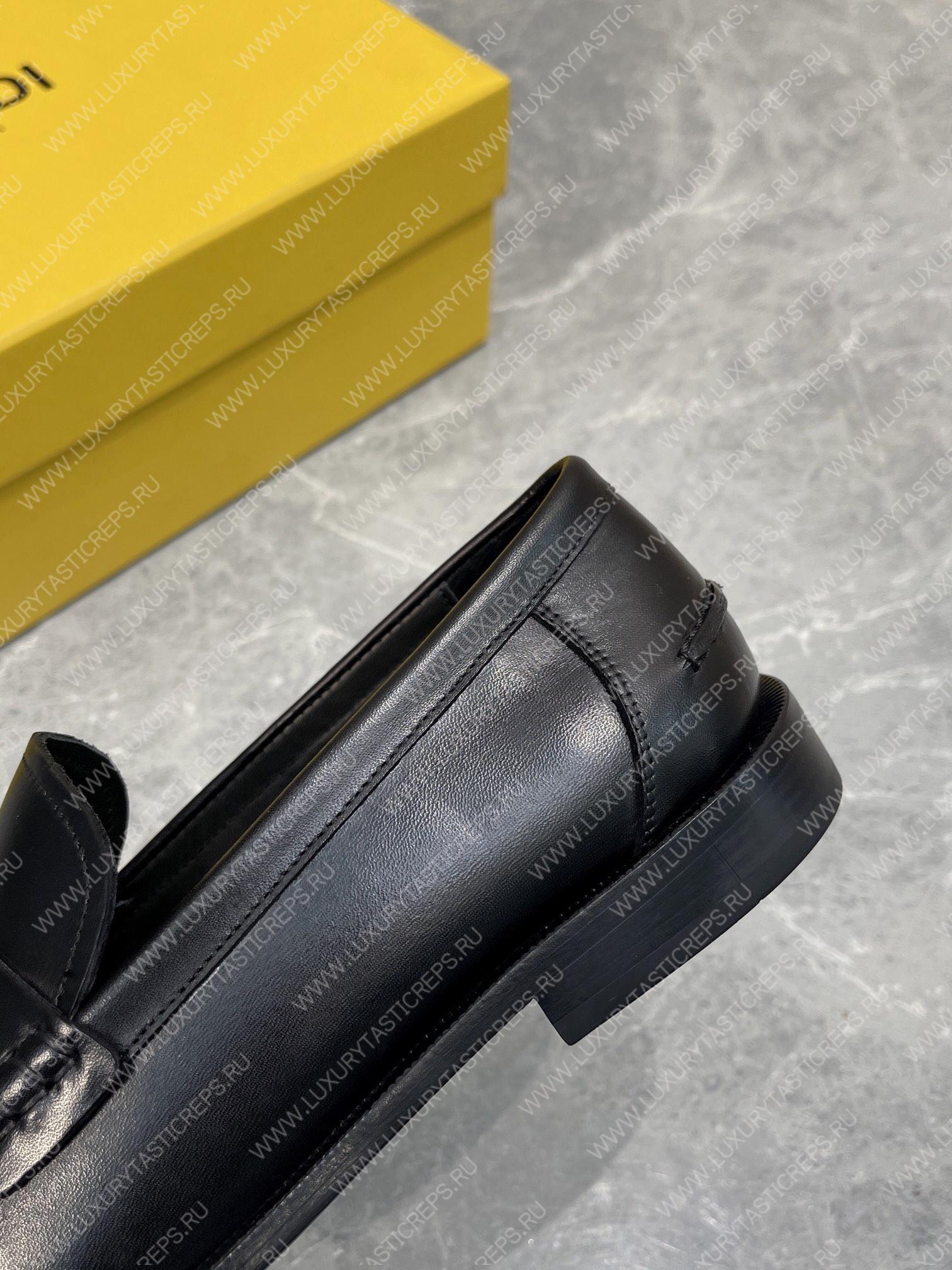 F**di o’lock driving loafers black 7d1561a