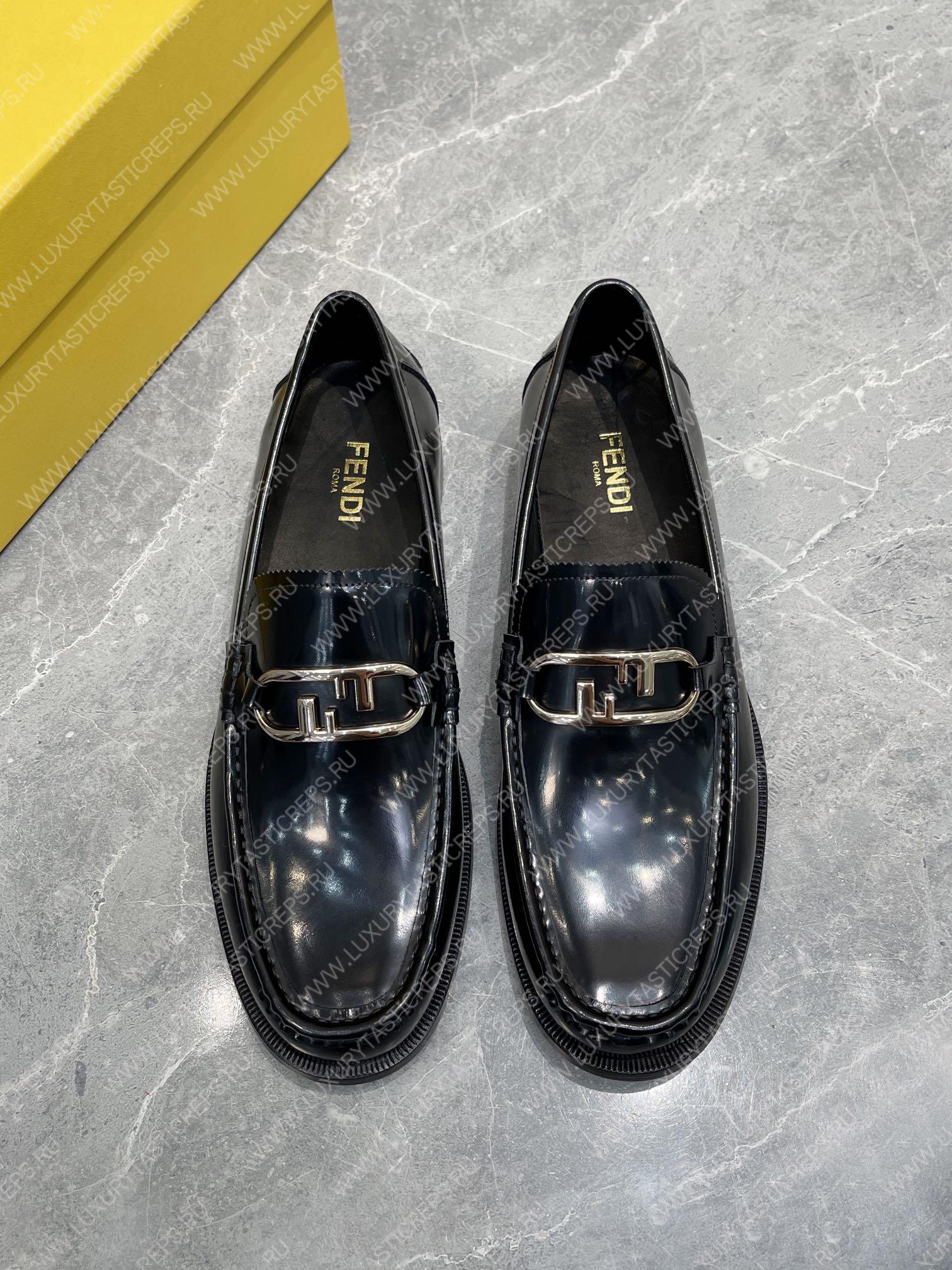 F**di o’lock driving loafers black 7d1561a