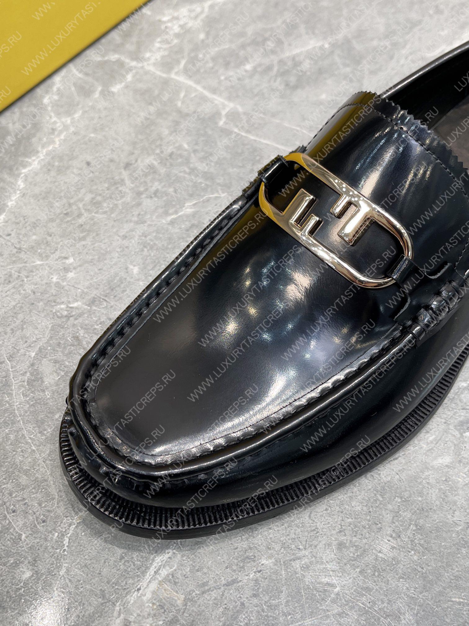 F**di o’lock driving loafers black 7d1561a