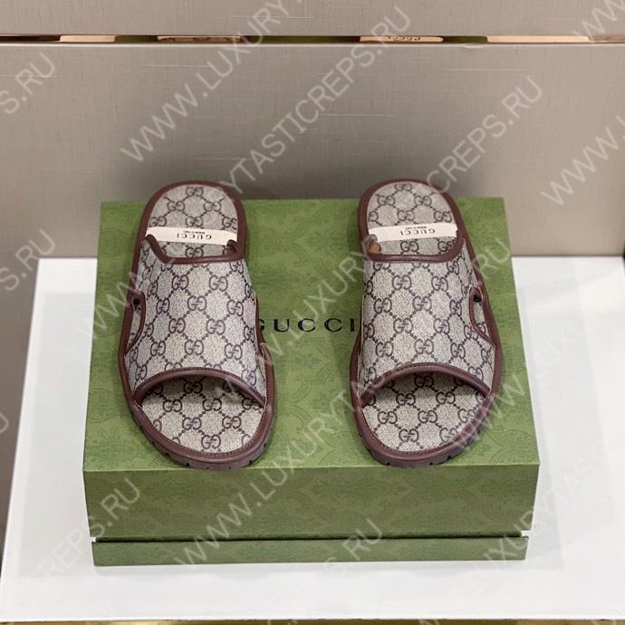 G*u*i signora monk strap shoes brown m60173