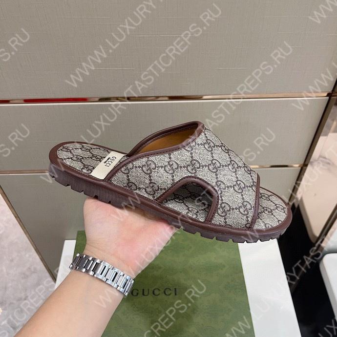 G*u*i signora monk strap shoes brown m60173