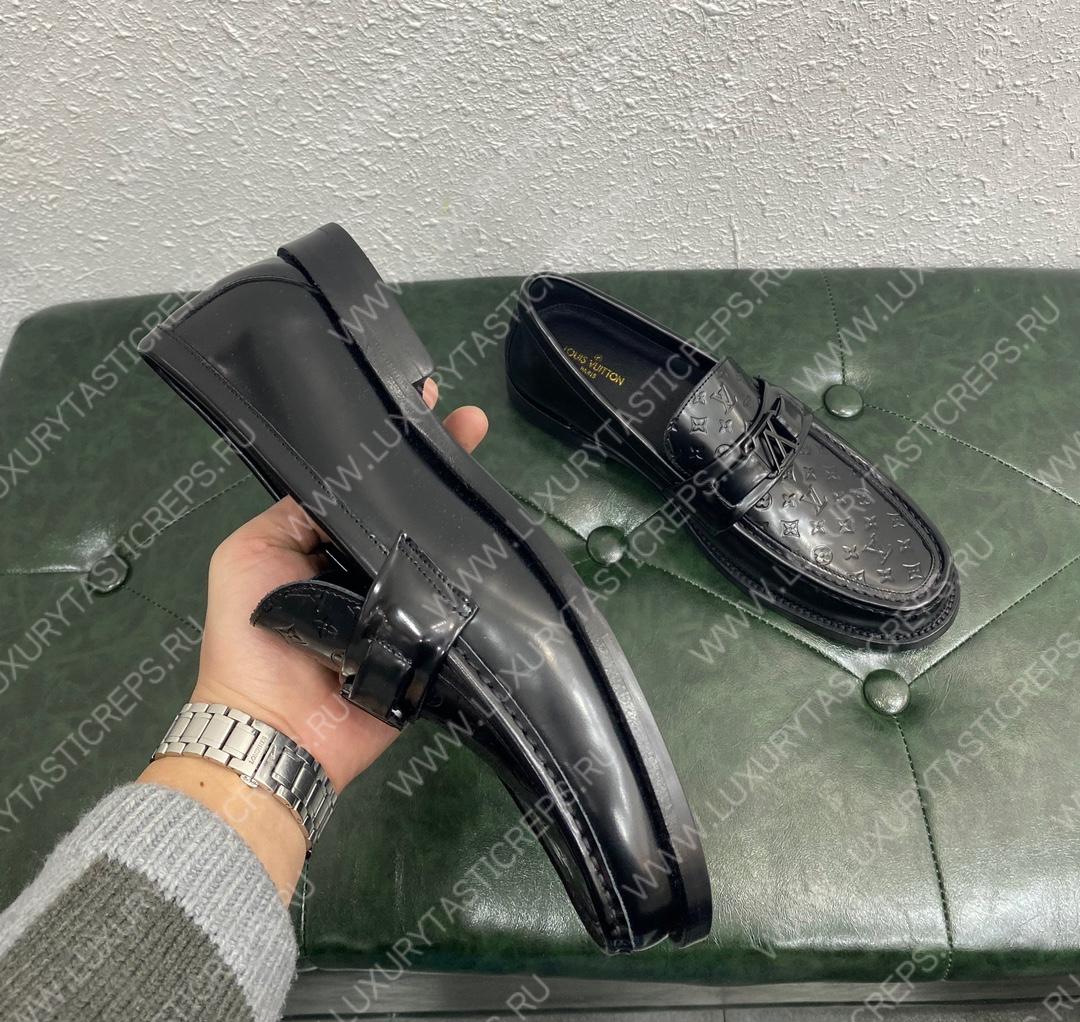 l**is V*t*n major loafer black 1aamyp