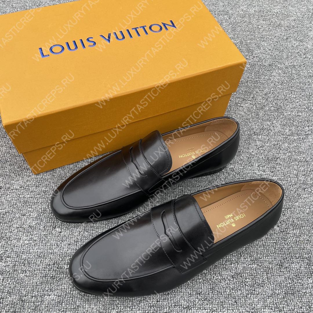 l**is V*t*n lv glove loafer black 1a9a9w