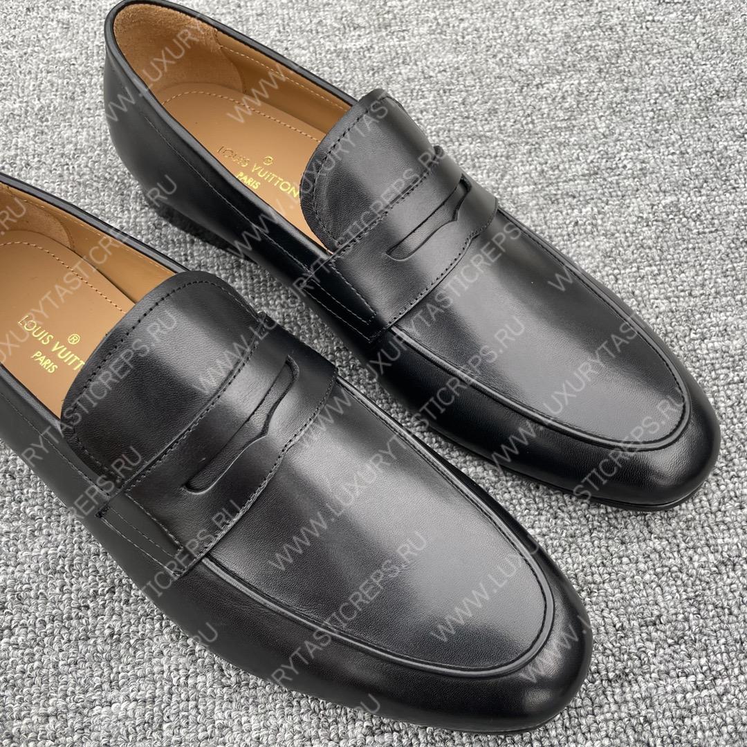 l**is V*t*n lv glove loafer black 1a9a9w