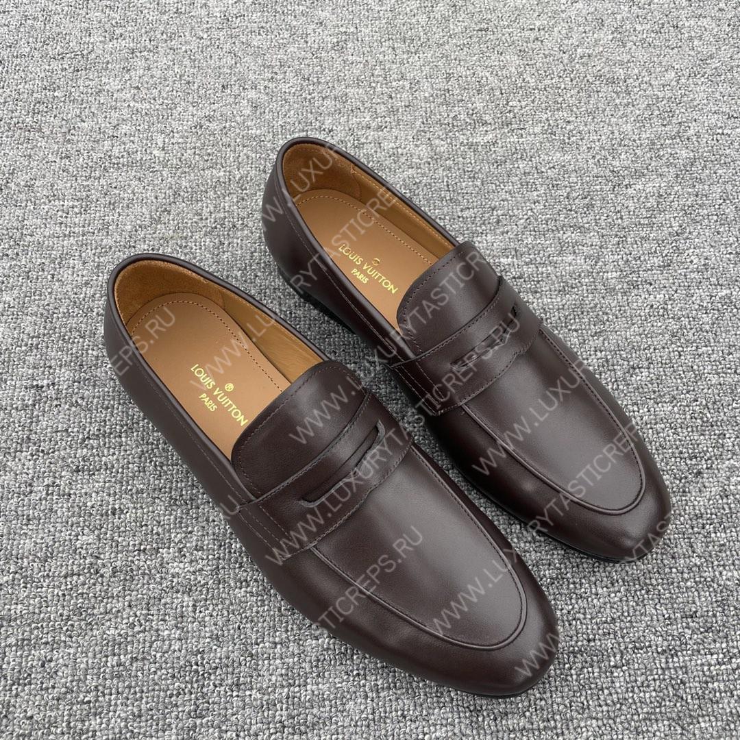 l**is V*t*n lv glove loafer brown 1a9a9w