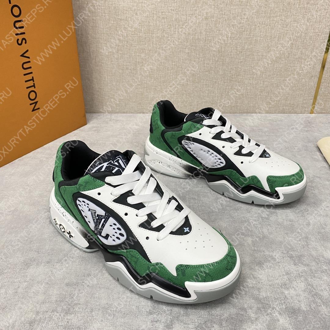 l**is V*t*n trainer sneaker green/white 454536