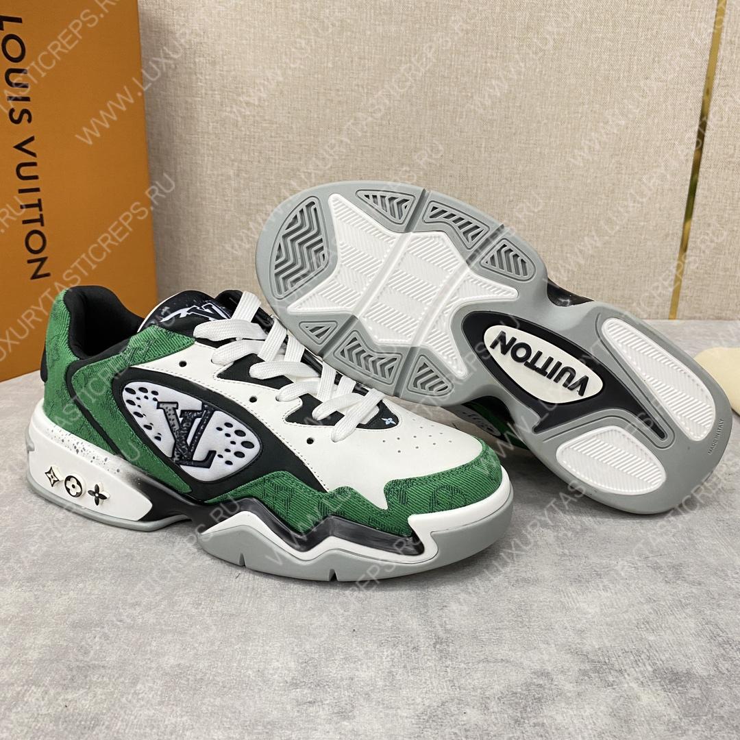 l**is V*t*n trainer sneaker green/white 454536