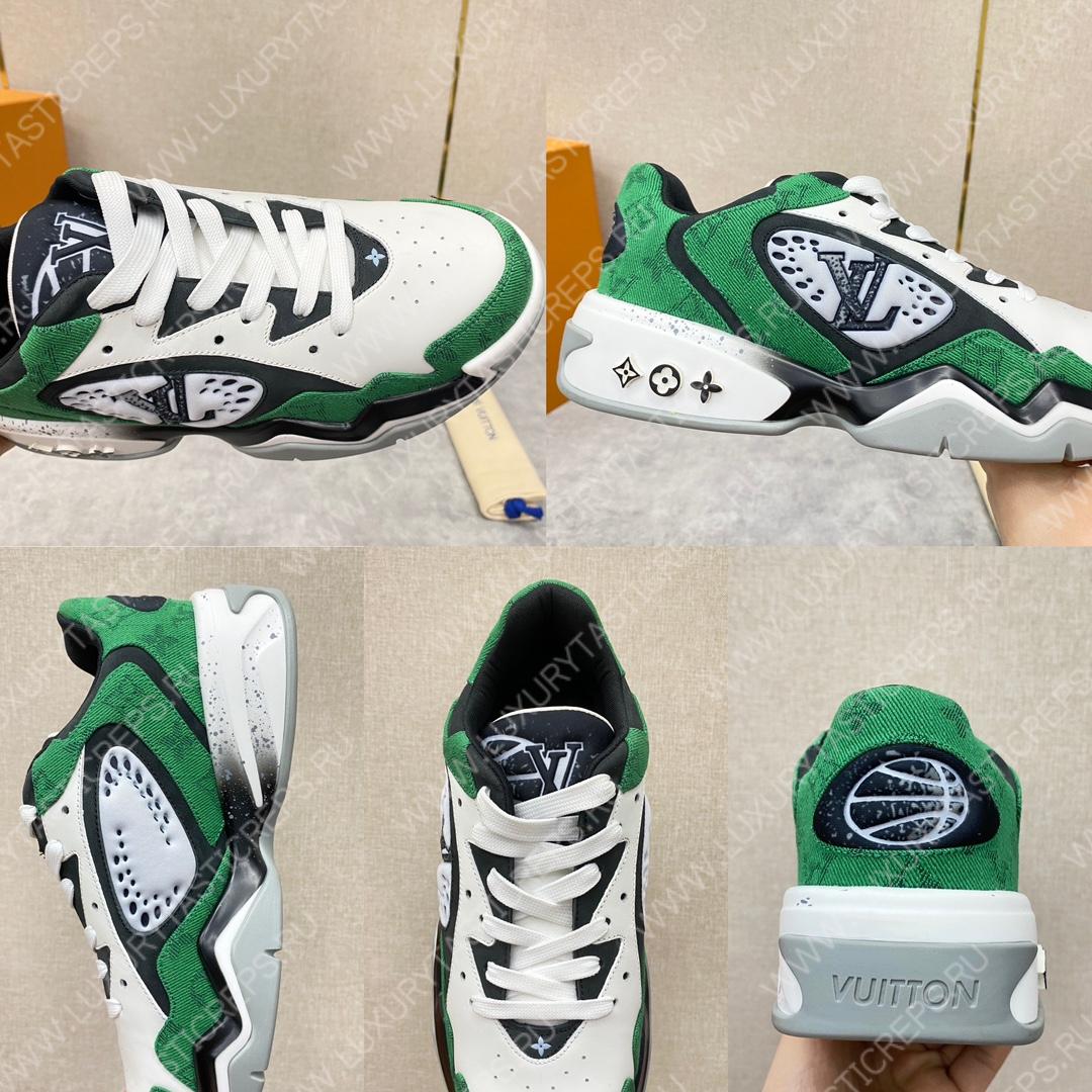 l**is V*t*n trainer sneaker green/white 454536