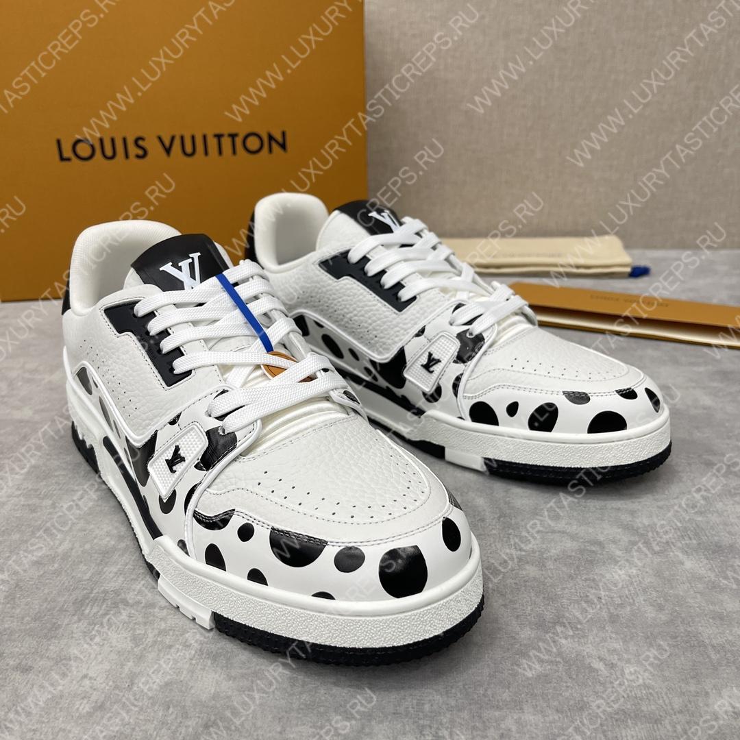 l**is V*t*n infinity dot sneakers black and white 1ab9h7