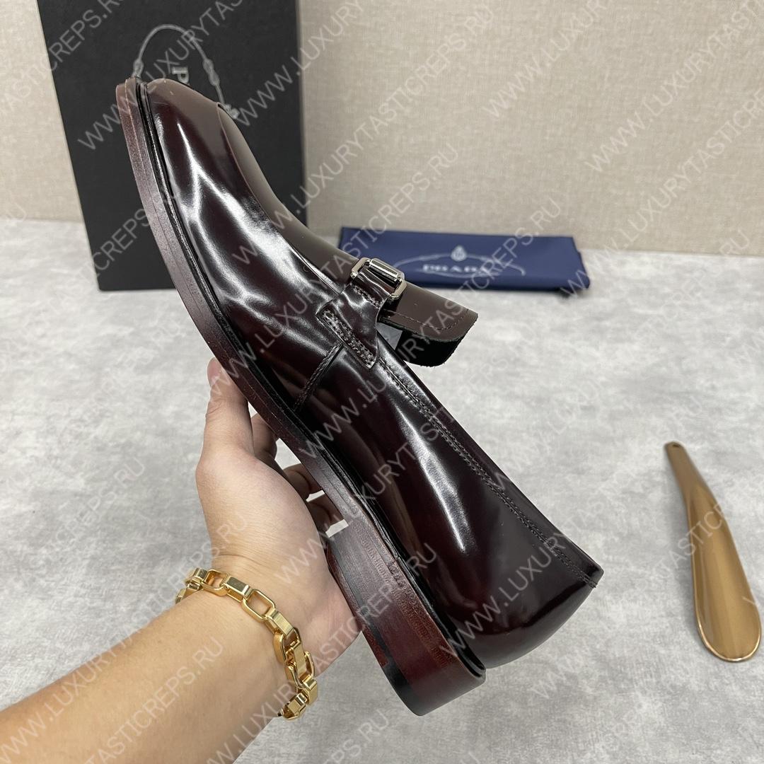 Pra*a loafers burgundy 2db180