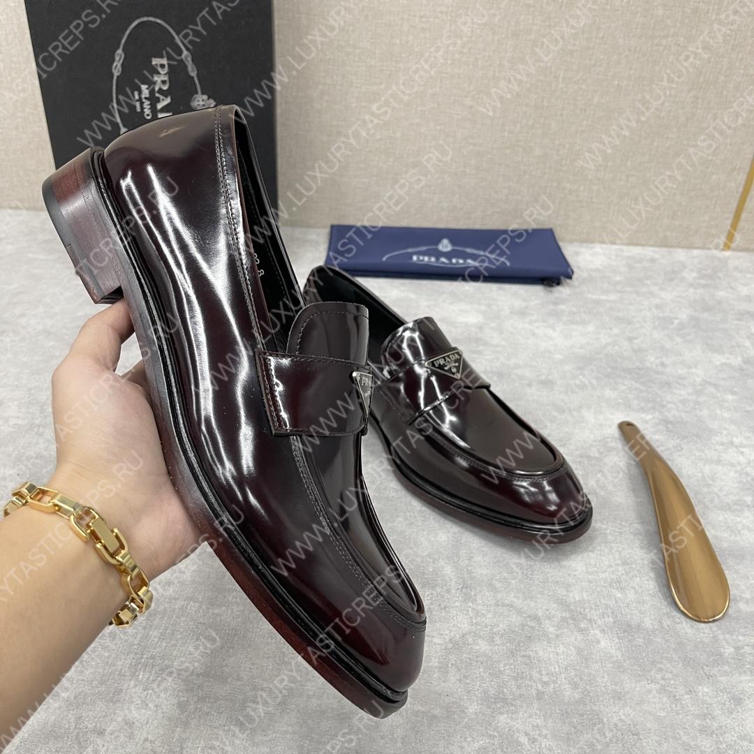 Pra*a loafers burgundy 2db180