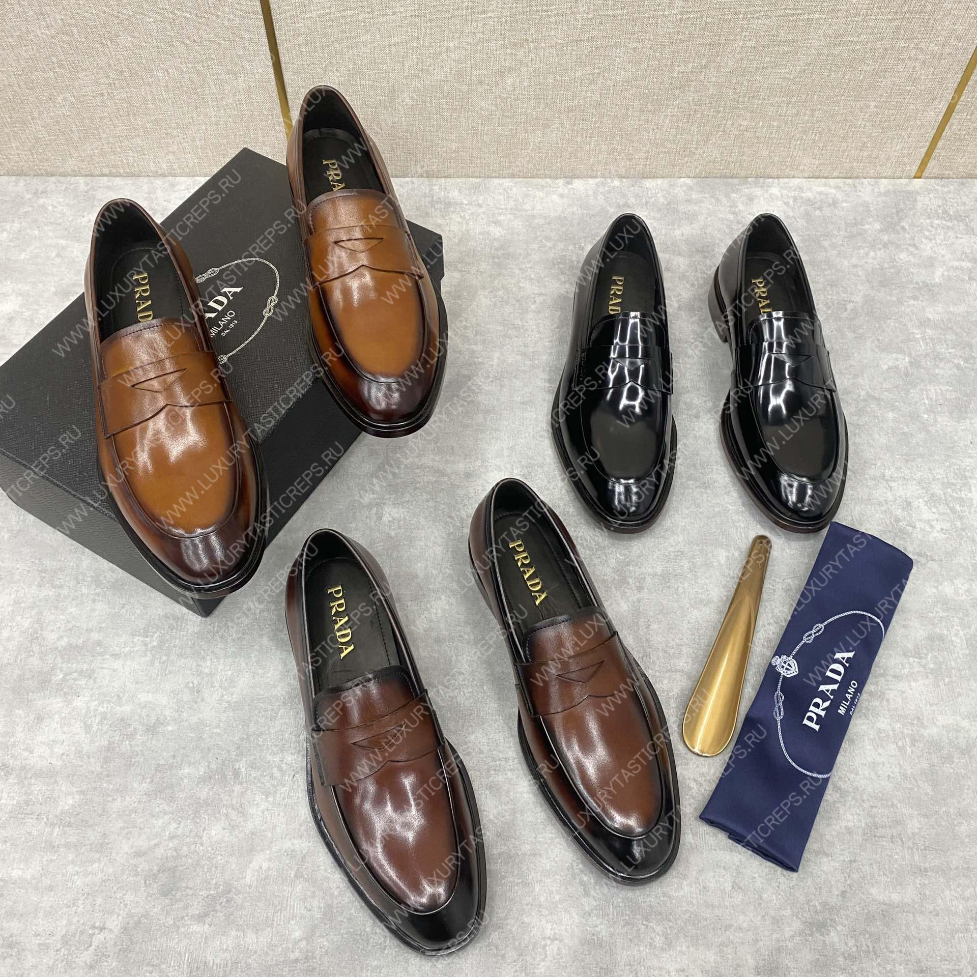 Pra*a loafers black 2db180