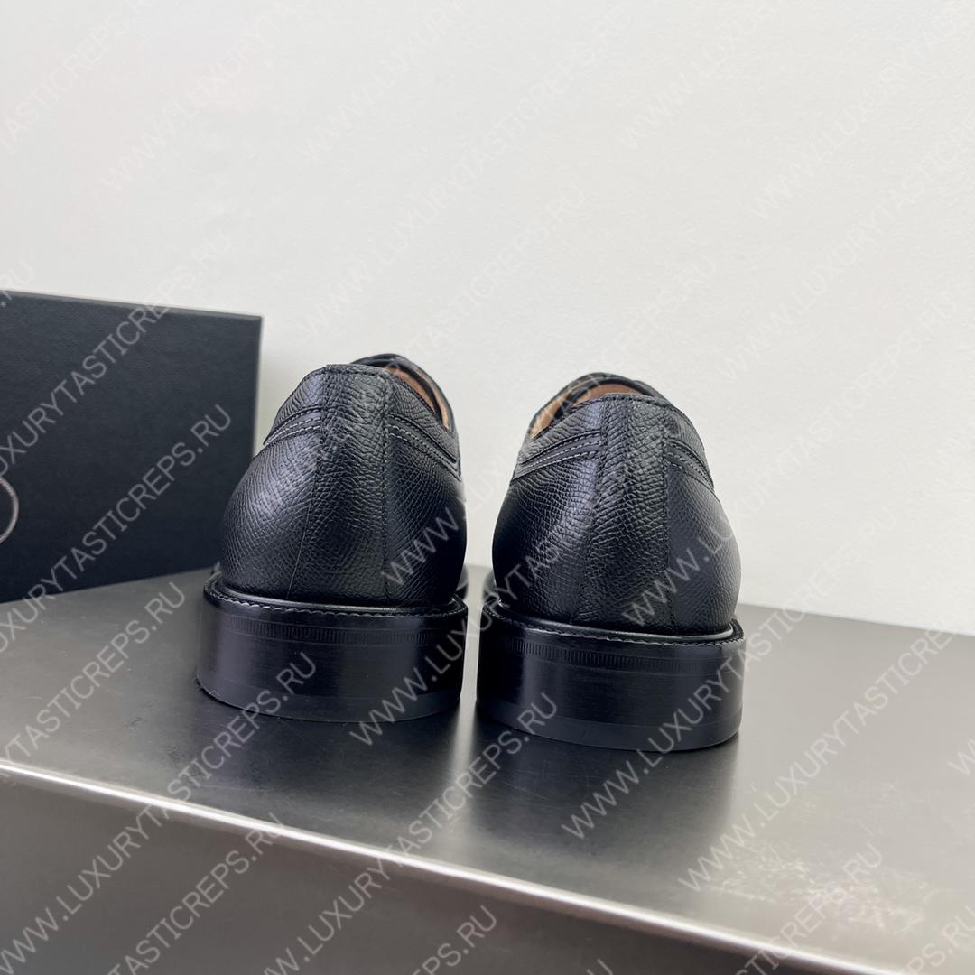 SAFFIANO DERBY SHOES BLACK 2EB174