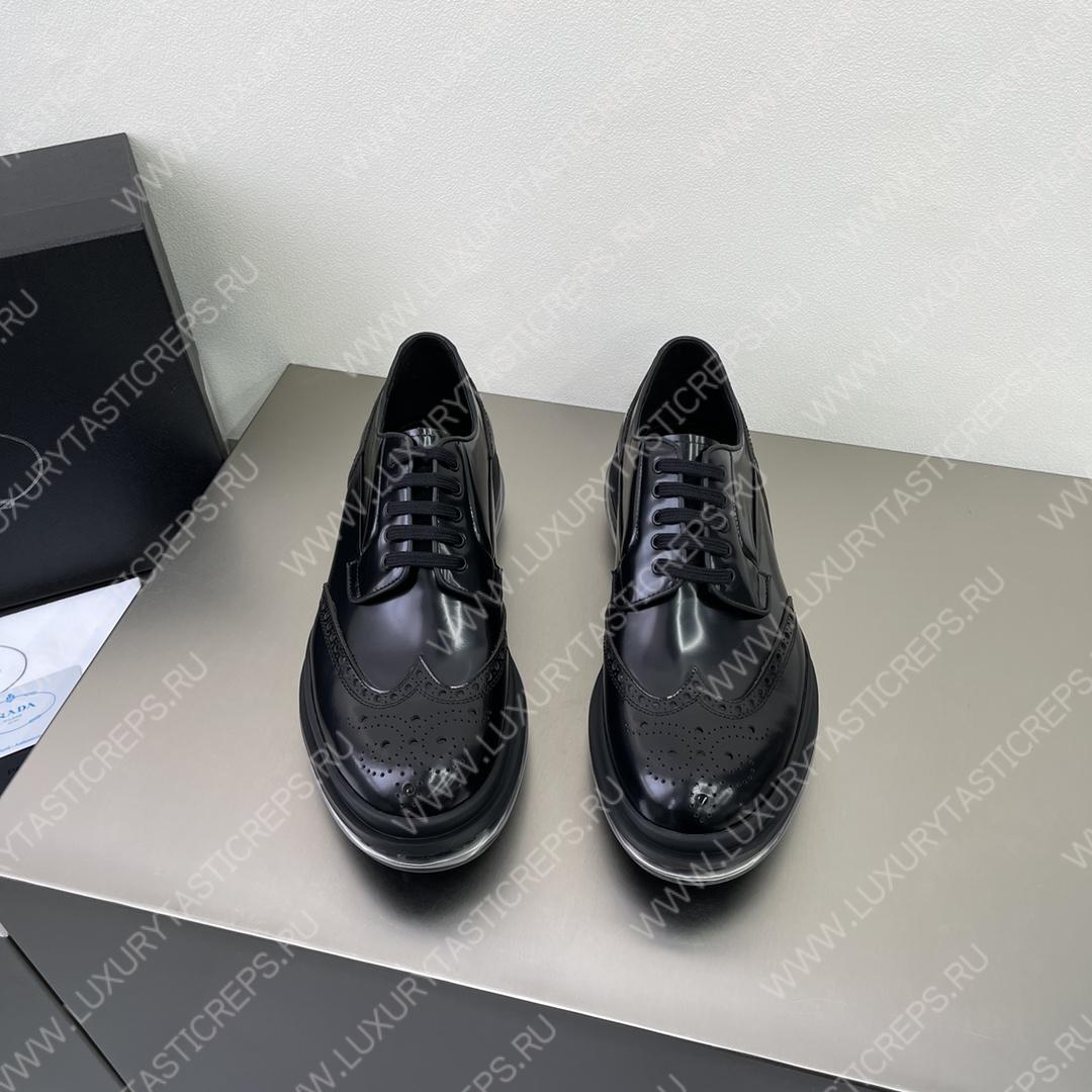 Pra*a derby brogue black 2eg299