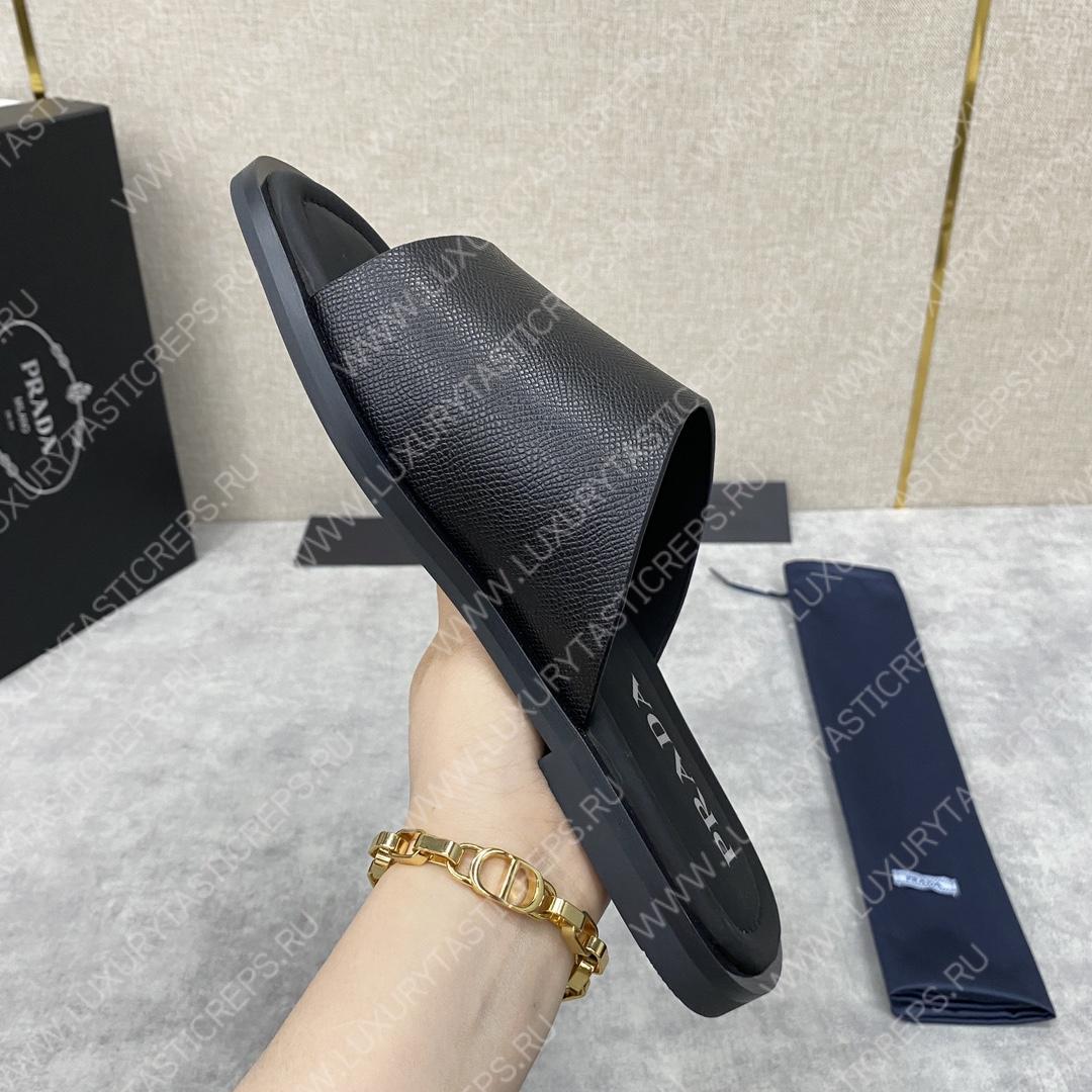 Pra*a leather sandals black 2y5018