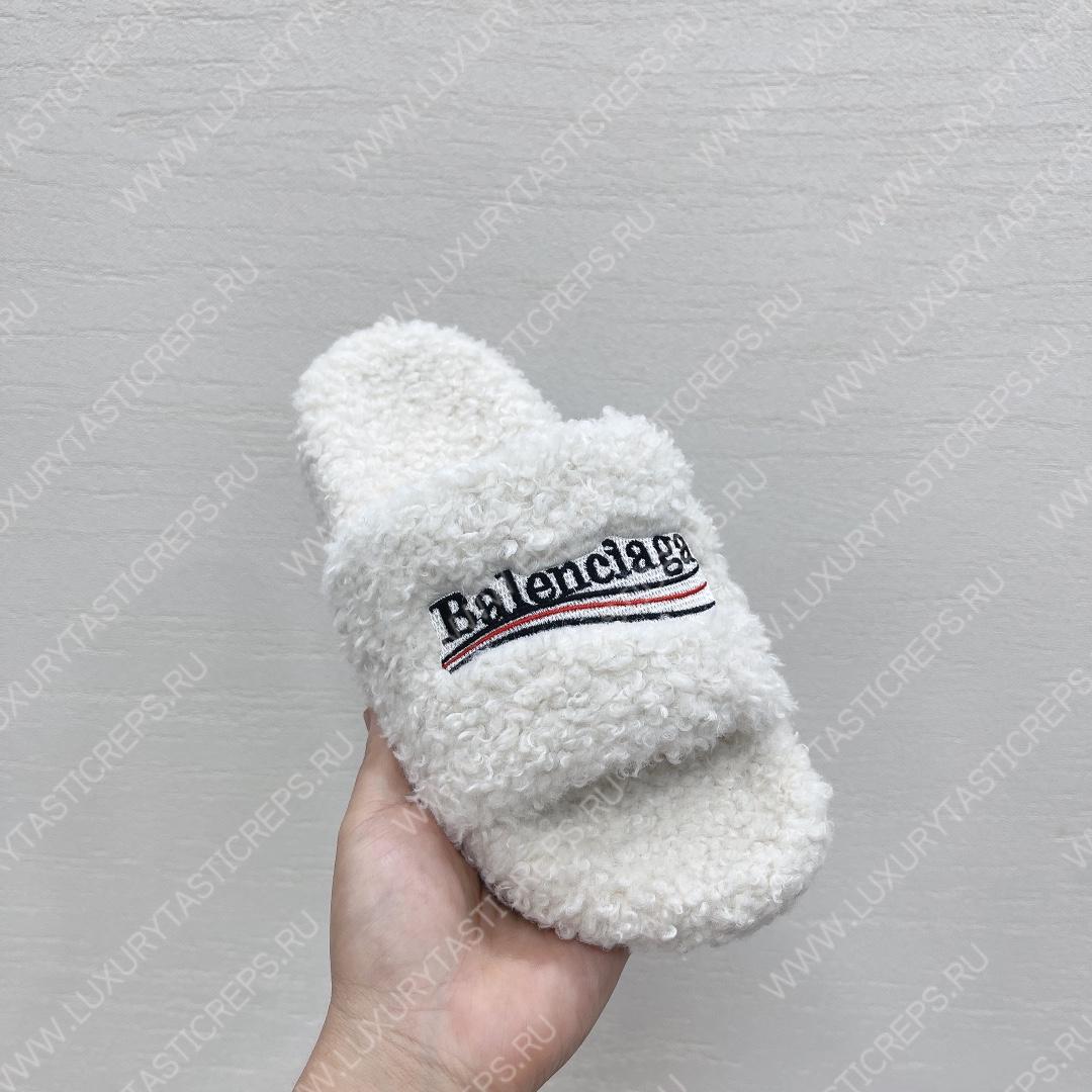 Ba*len*cia*ga slide white 654261w2do11096