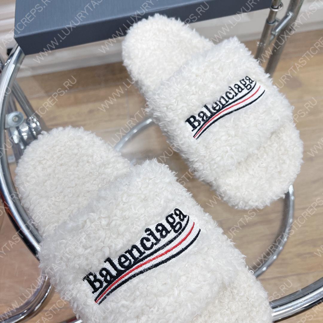 Ba*len*cia*ga slide white 654261w2do11096