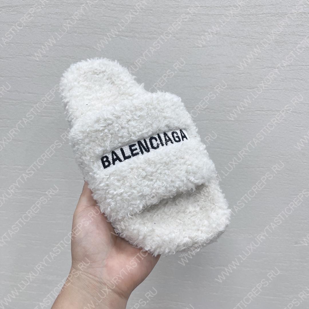 Ba*len*cia*ga slide white 654261w2do11096