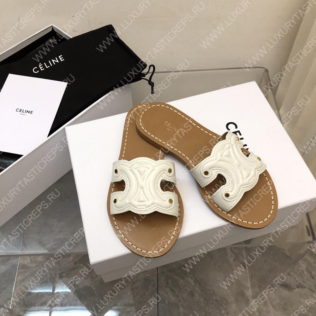 Ce**e triomphe mule white 352413093c