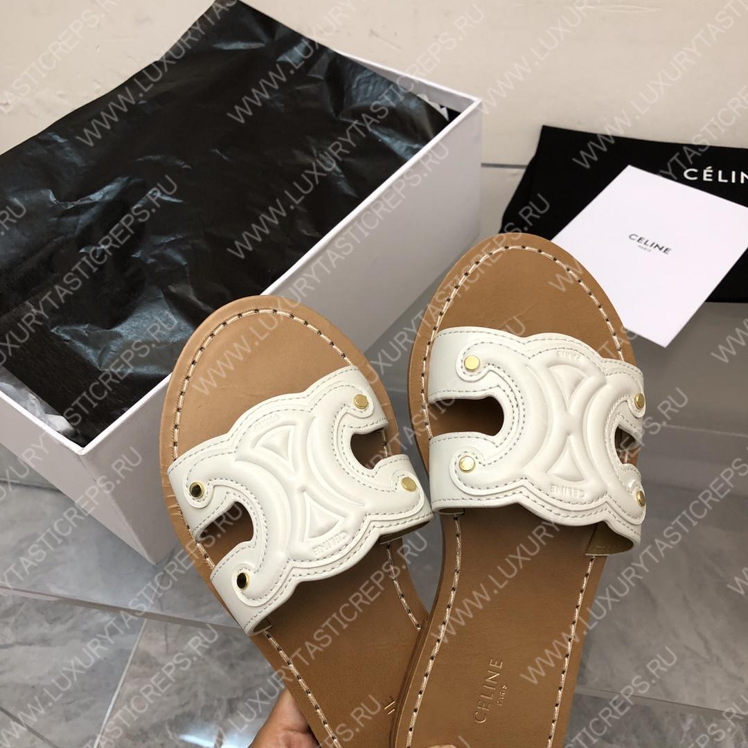 Ce**e triomphe mule white 352413093c