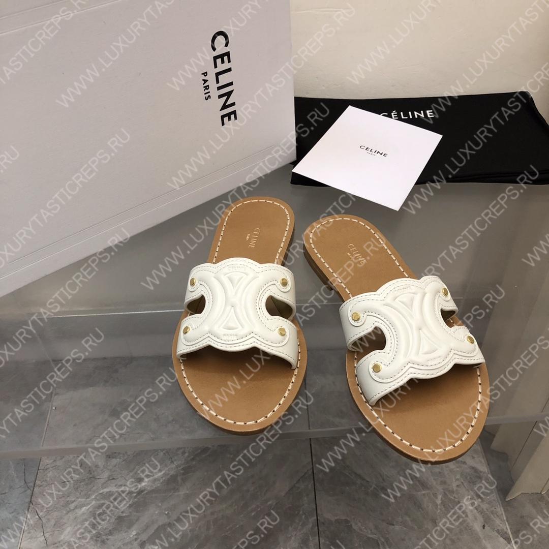 Ce**e triomphe mule white 352413093c