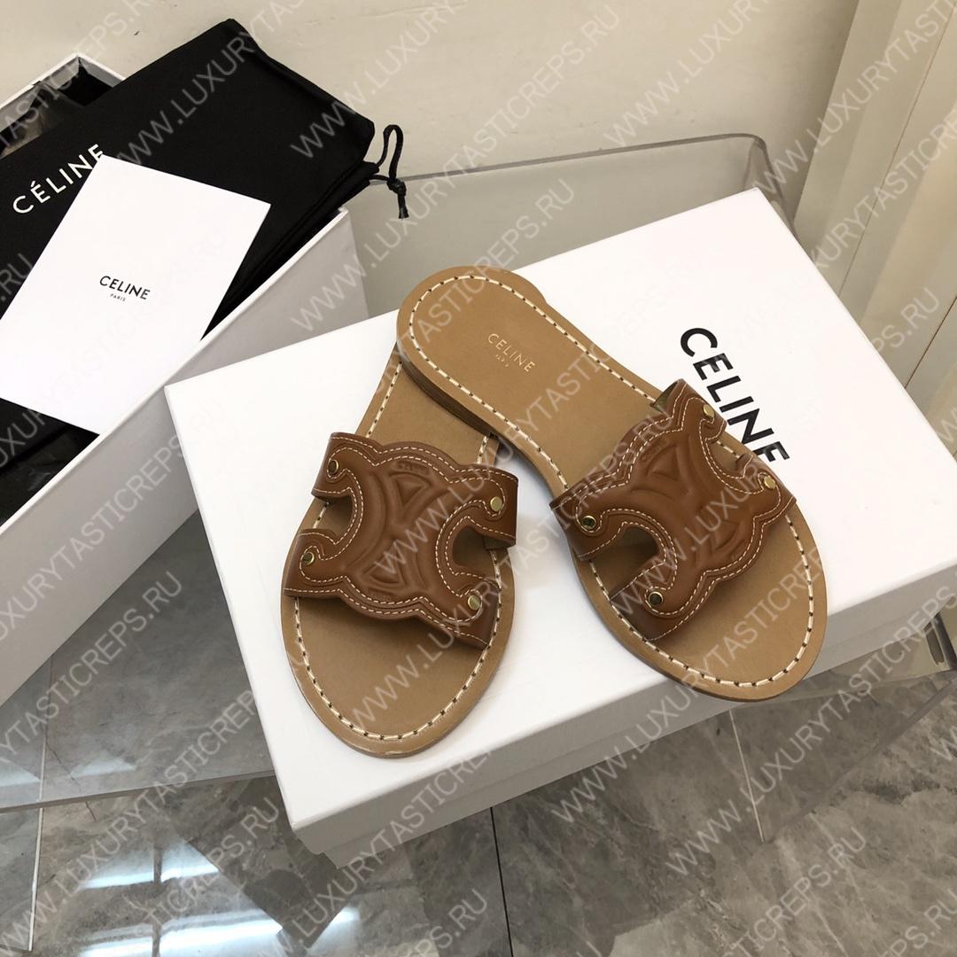 Ce**e triomphe mule brown 352413093c