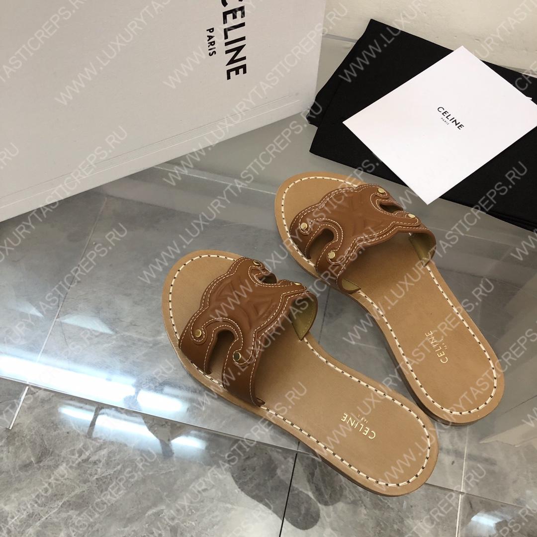 Ce**e triomphe mule brown 352413093c