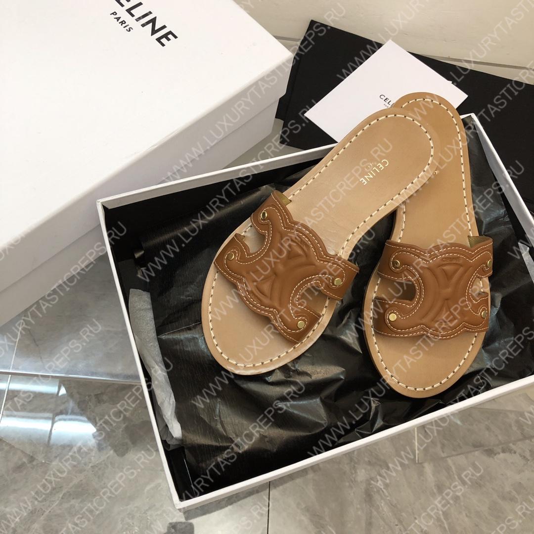 Ce**e triomphe mule brown 352413093c