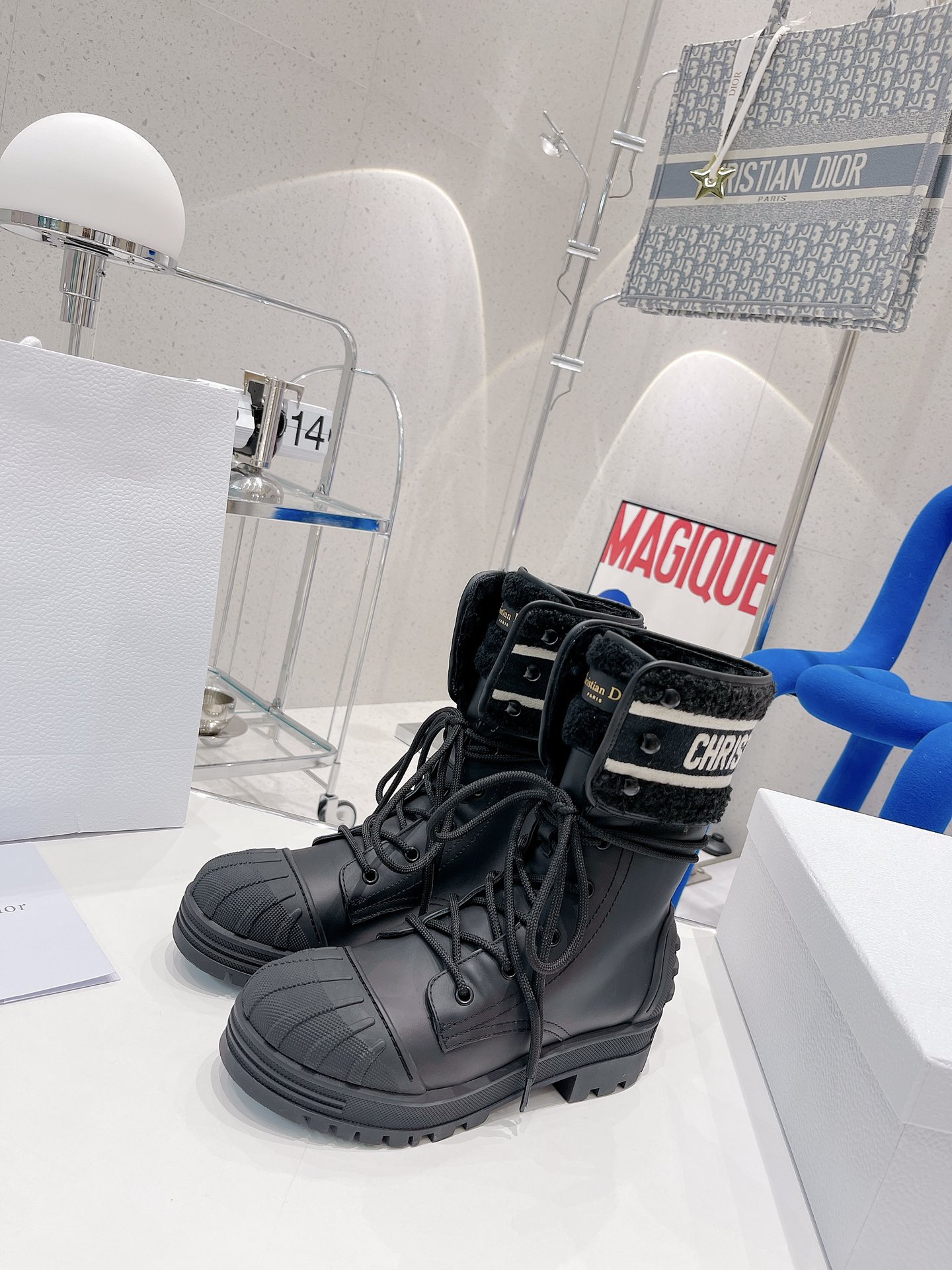 D*or d-major ankle boot black kci704ves
