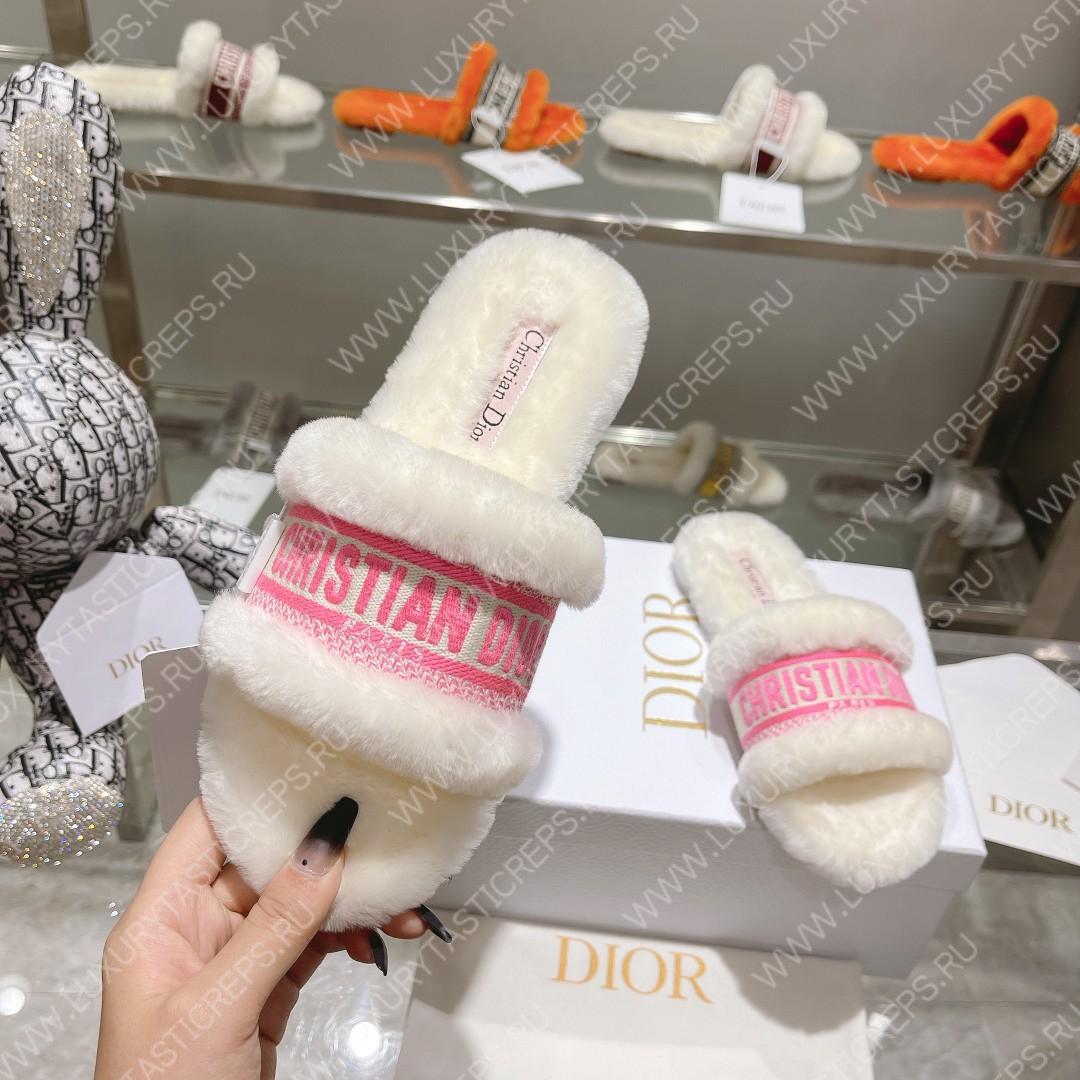 ch**an D*or dway slide white and bright pink kcq551esk