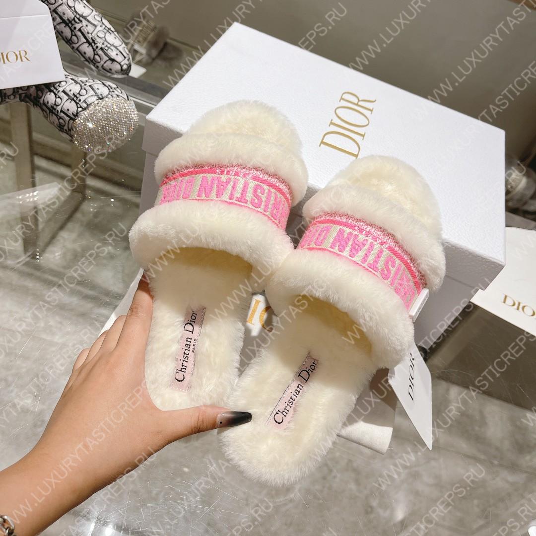 ch**an D*or dway slide white and bright pink kcq551esk