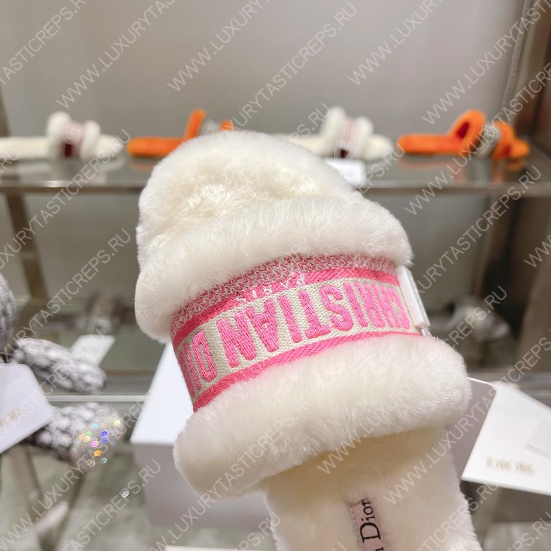 ch**an D*or dway slide white and bright pink kcq551esk