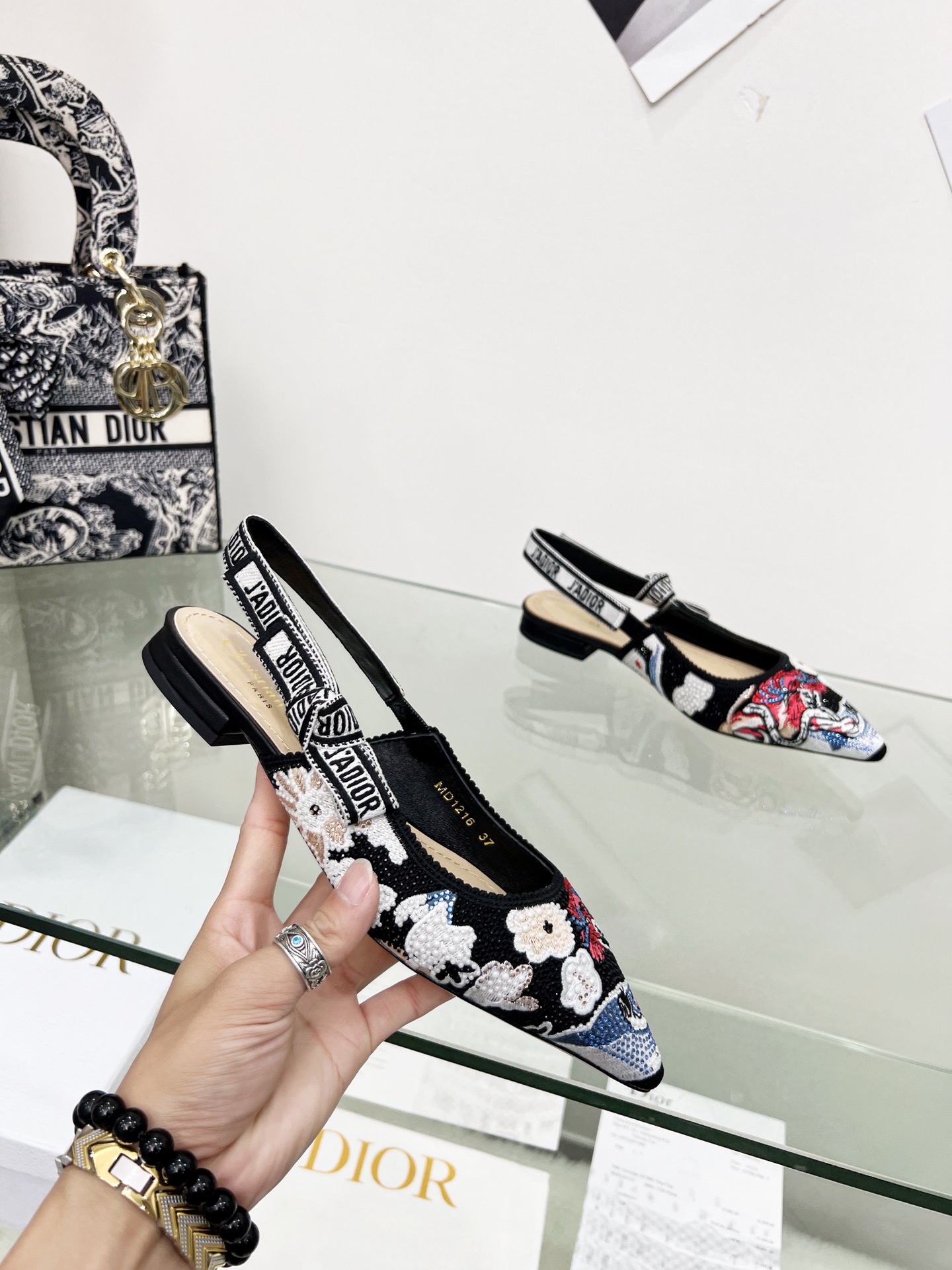 D*or j’aD*or slingback pump multicolor kcp761gry