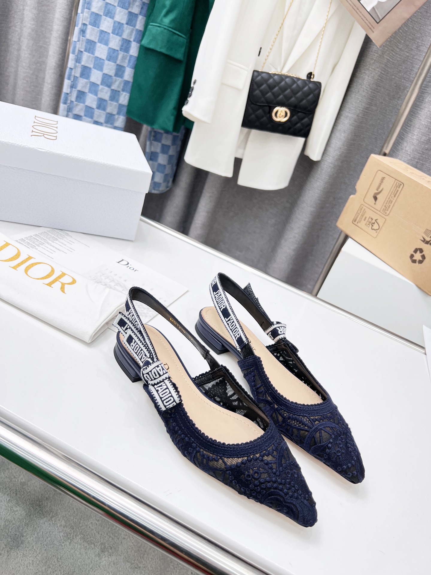 D*or j’aD*or slingback pump navy blue kdp945mcm