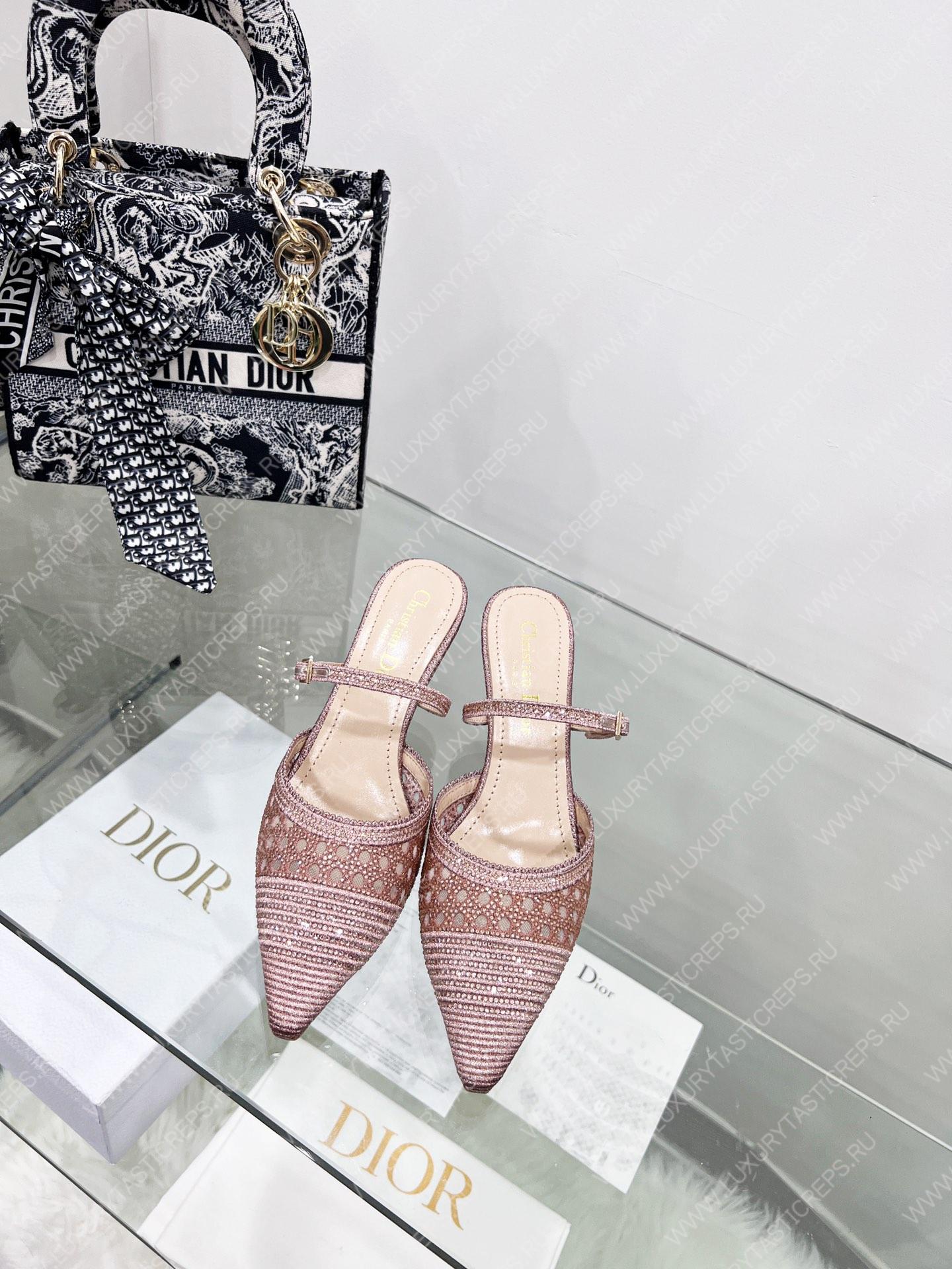 D*or capture heeled mule pink kcp927sry
