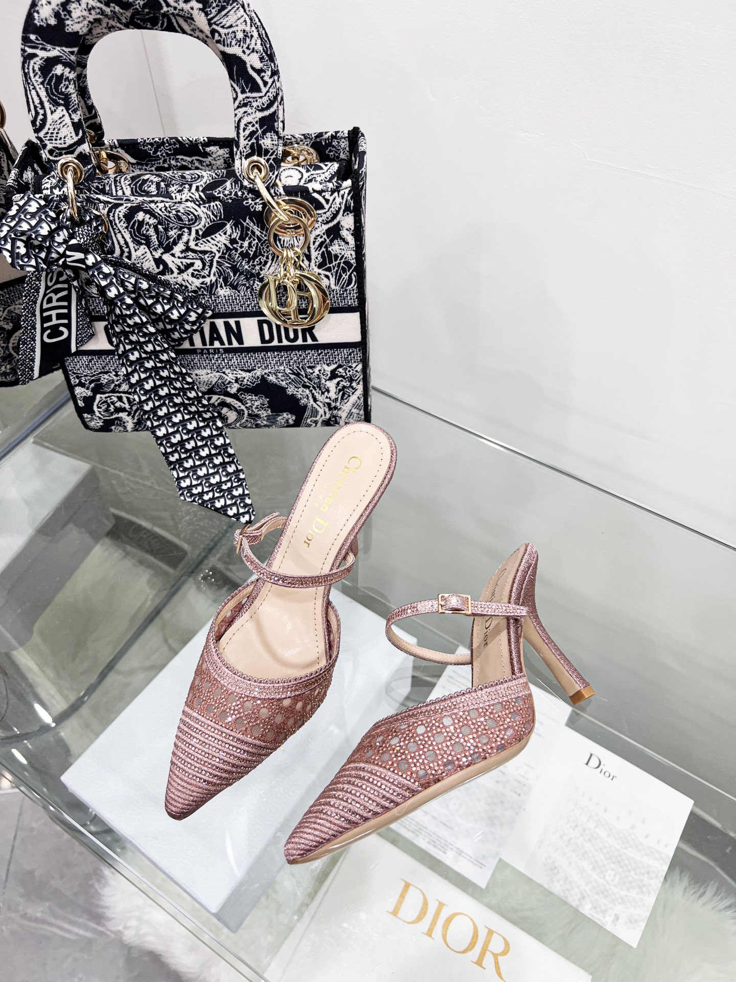 D*or capture heeled mule pink kcp927sry